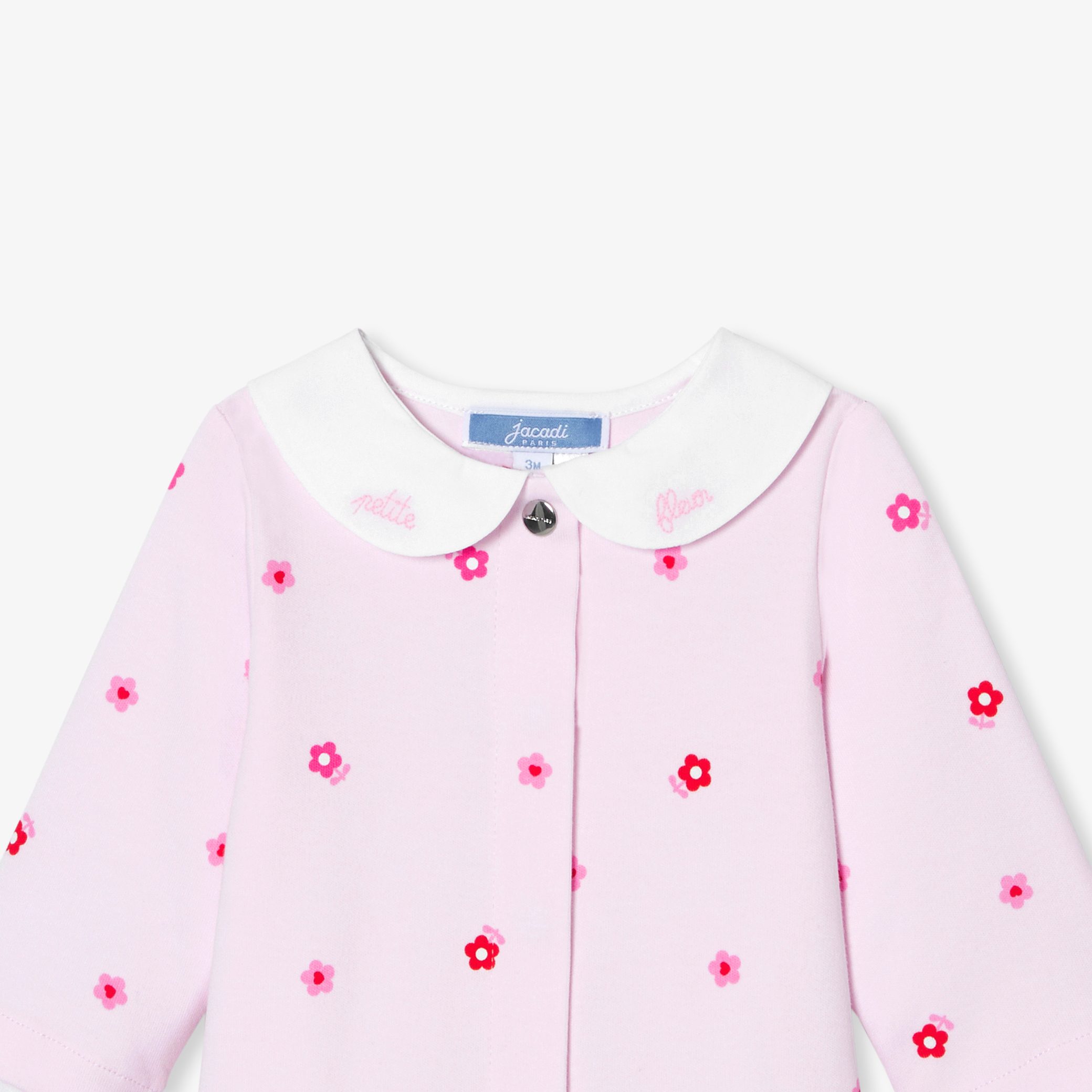 Baby girl pyjamas in interlock - Danae - Image 3