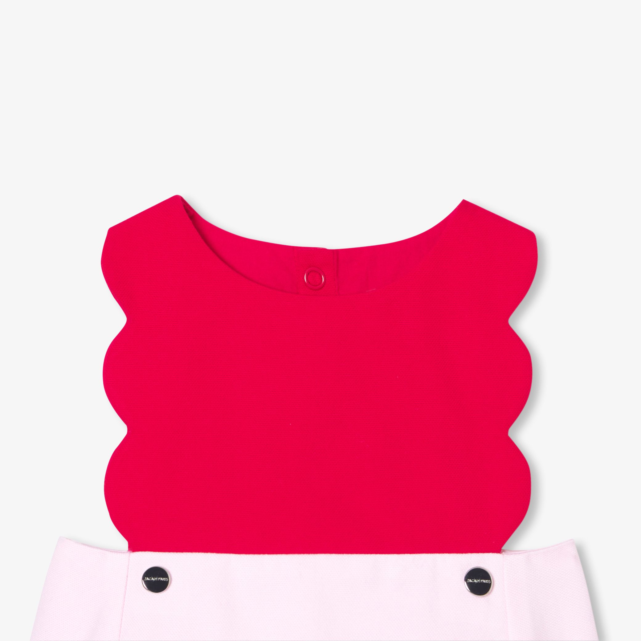 Baby girl romper in cotton pique - Albane - Image 3