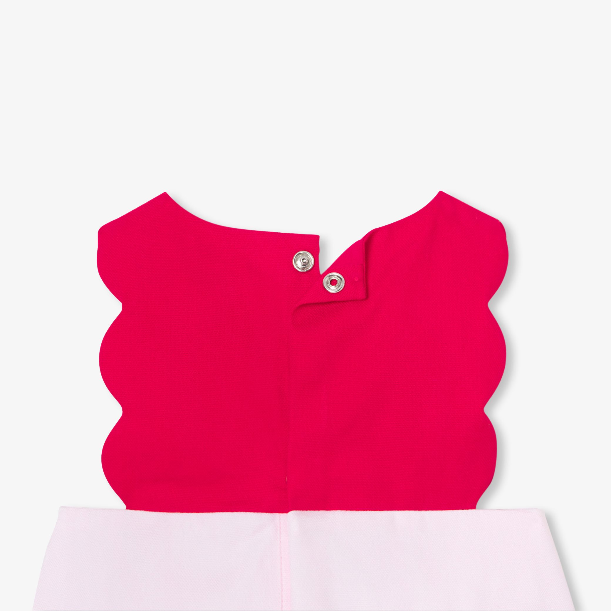 Baby girl romper in cotton pique - Albane - Image 4