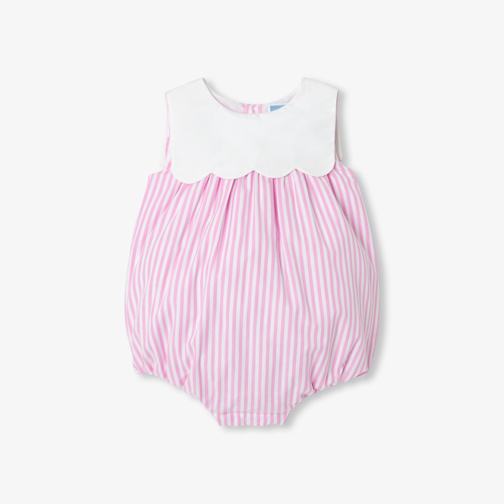 Baby girl romper in striped poplin - Felicie