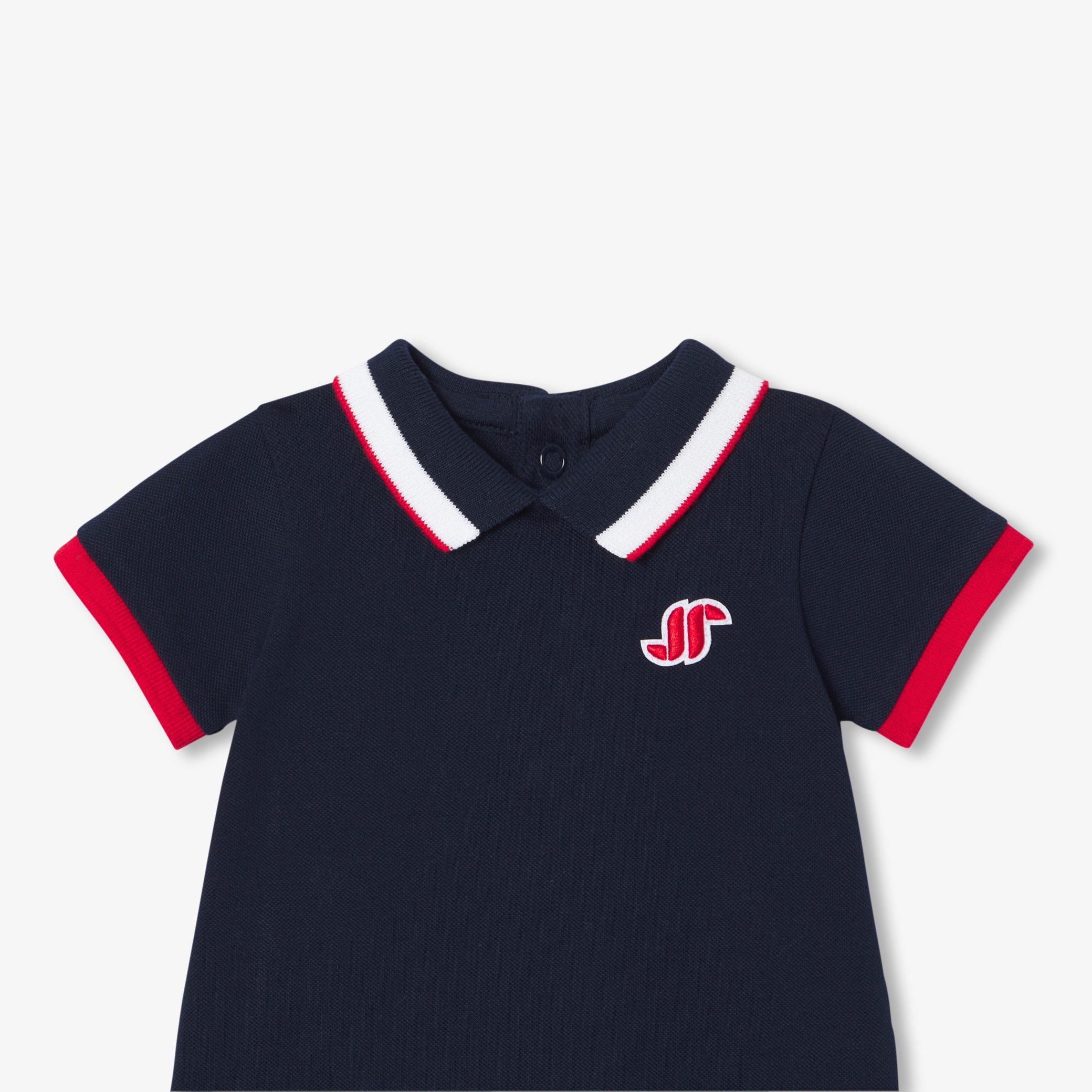 Baby boy polo jumpsuit - Delice - Image 3