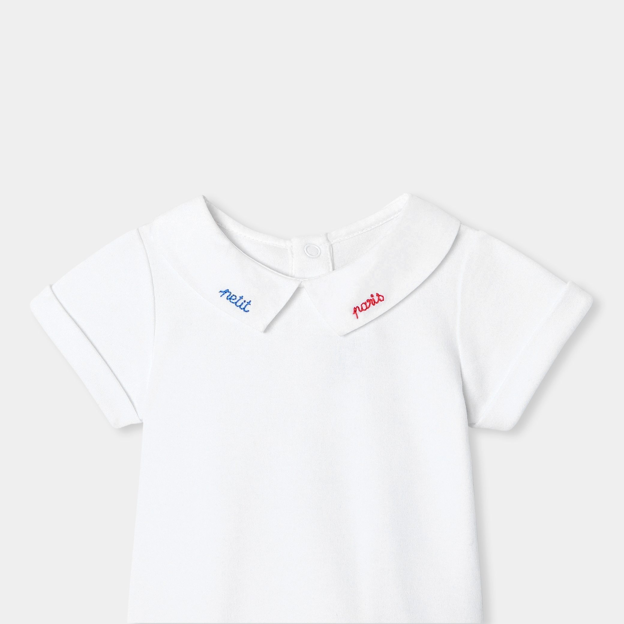 Baby boy short-sleeved bodysuit - Calisto - Image 3