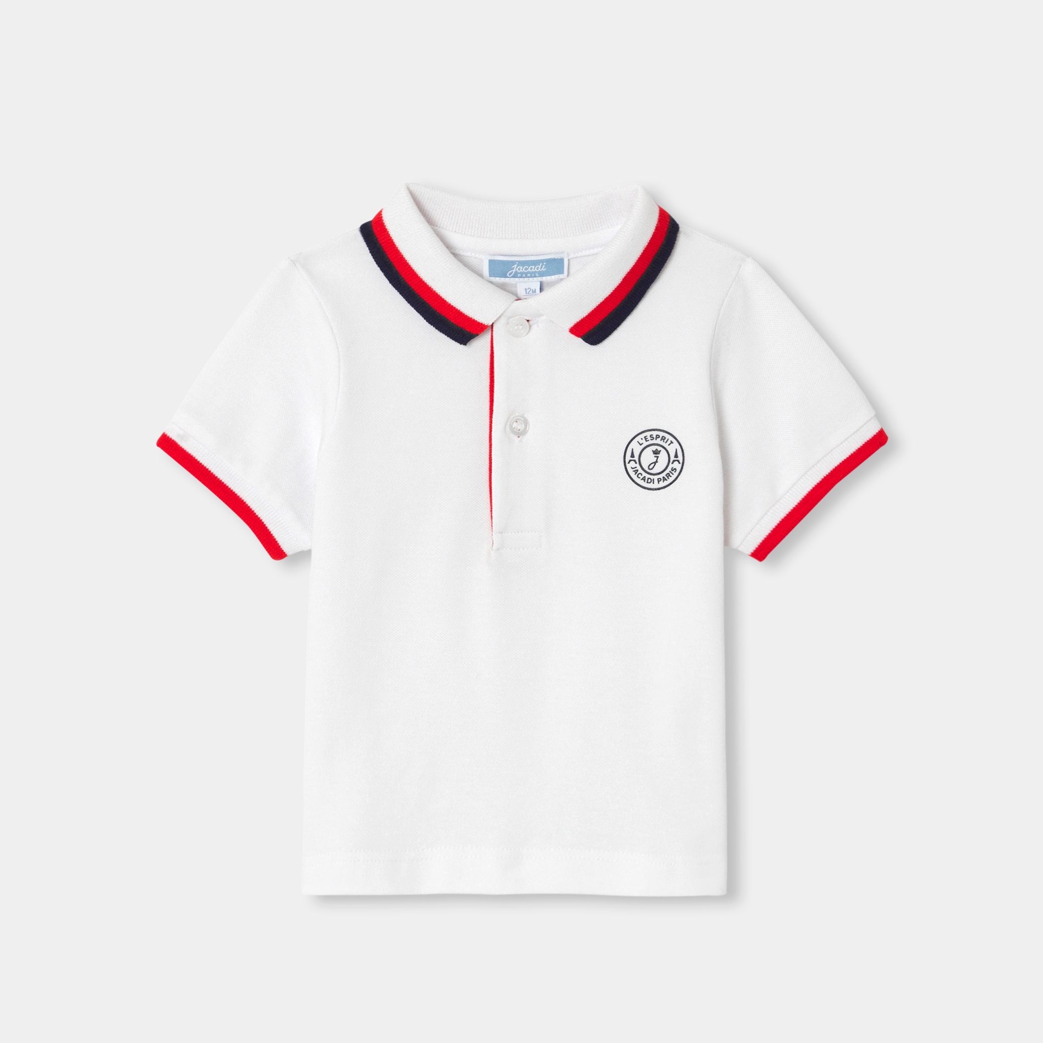 Baby boy short-sleeved polo shirt - Gedeon