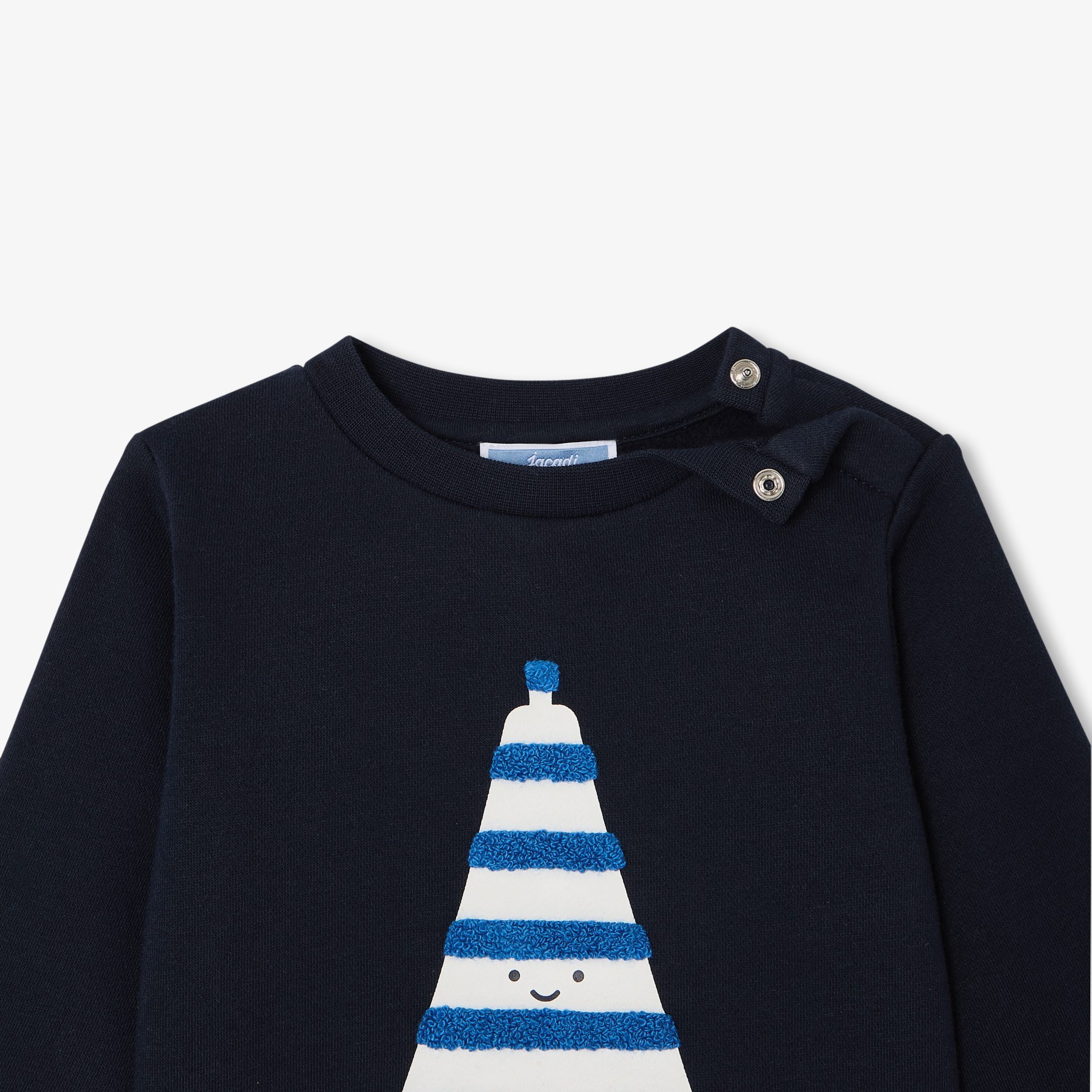 Baby boy fleece sweatshirt - Garrigue - Image 3