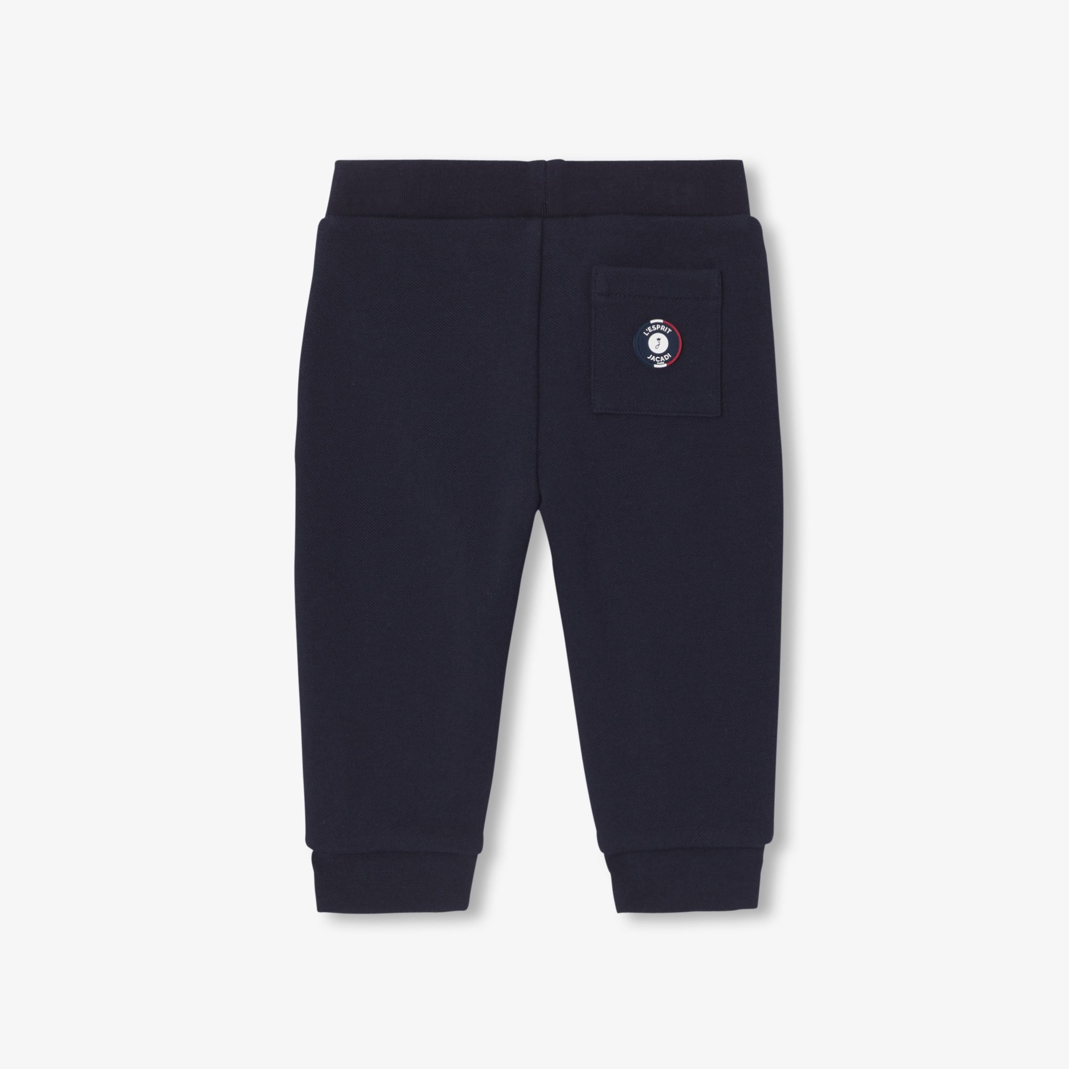 Baby joggers in quilted knit - Griotte - Image 2
