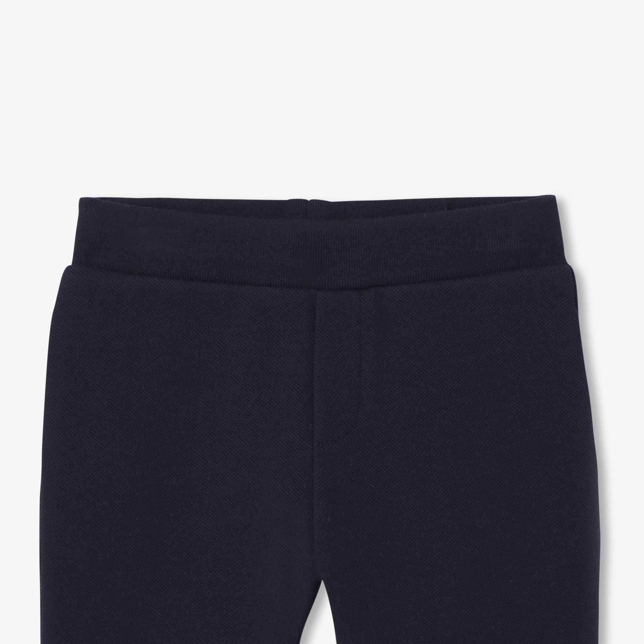 Baby joggers in quilted knit - Griotte - Image 3