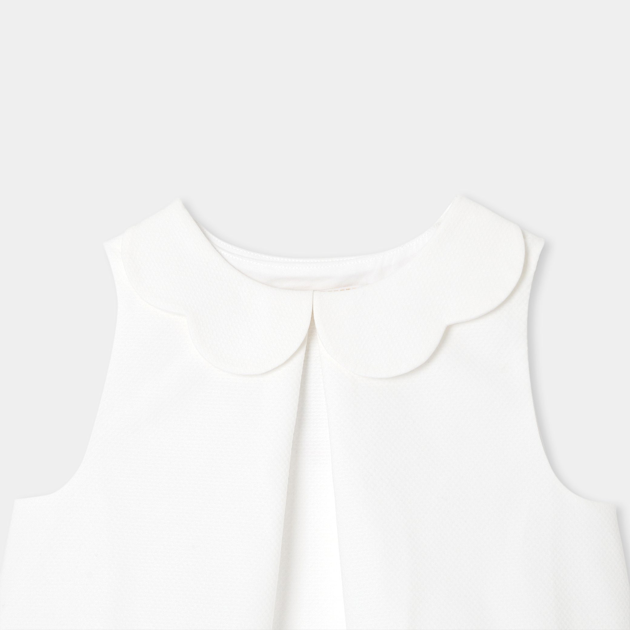 Girl top in honeycomb pique - Diademe - Image 6