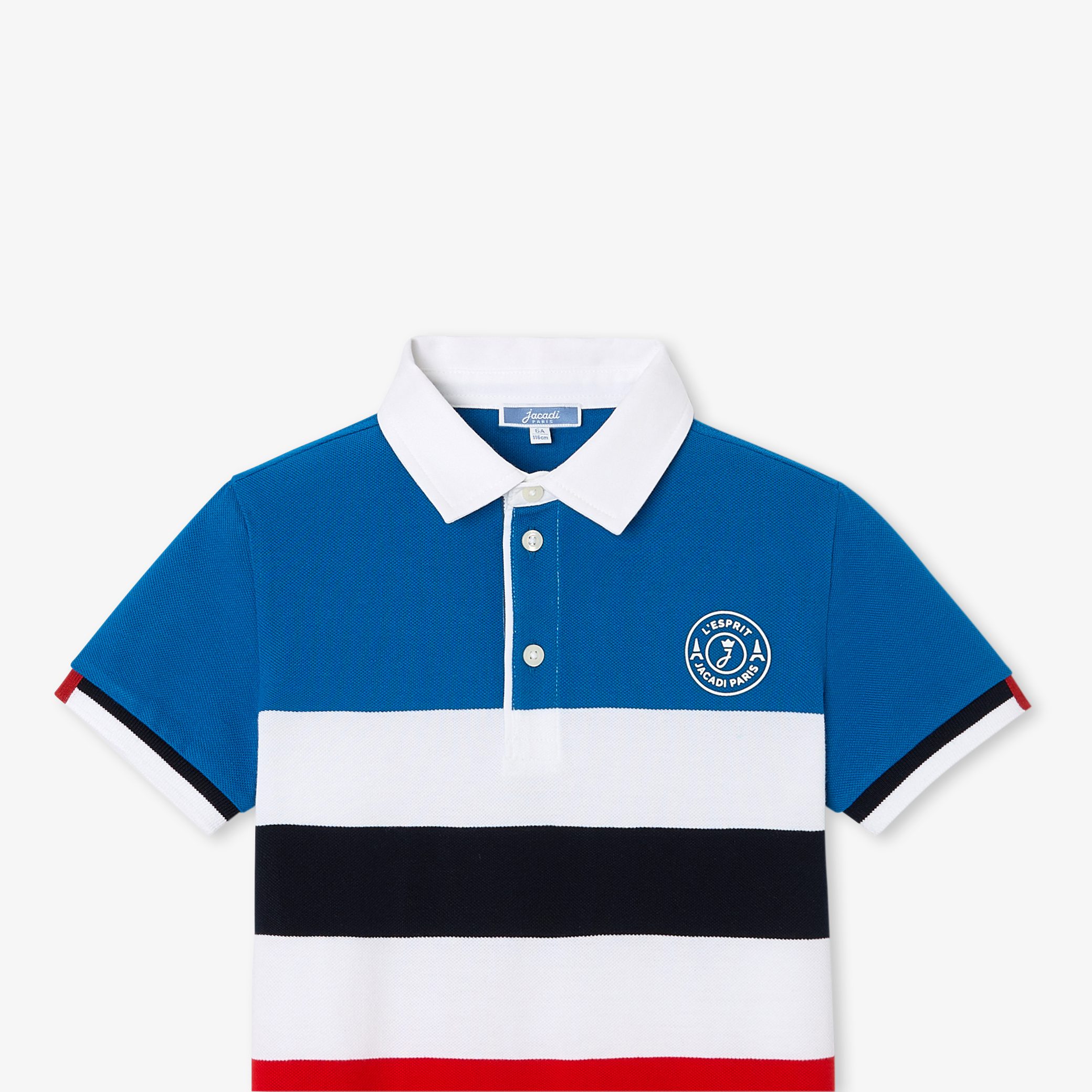Boy short sleeves polo shirt - Fraisier - Image 3