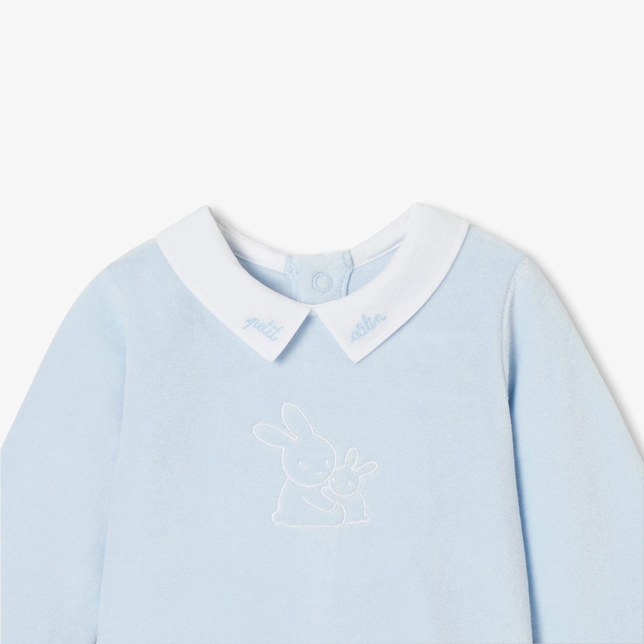 Baby boy velvet pyjamas - Dessin - Image 3