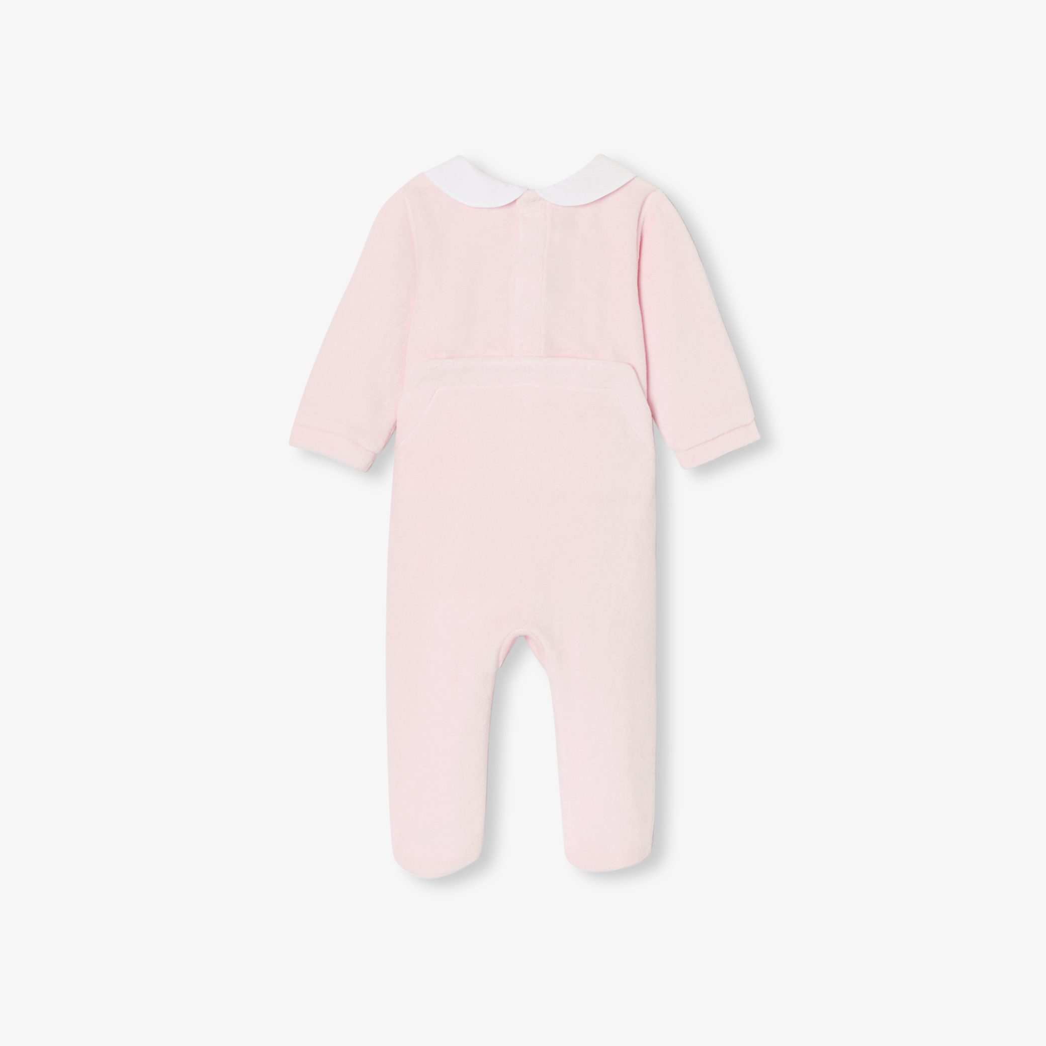 Baby girl pyjamas in velvet bouclette - Desiree - Image 2