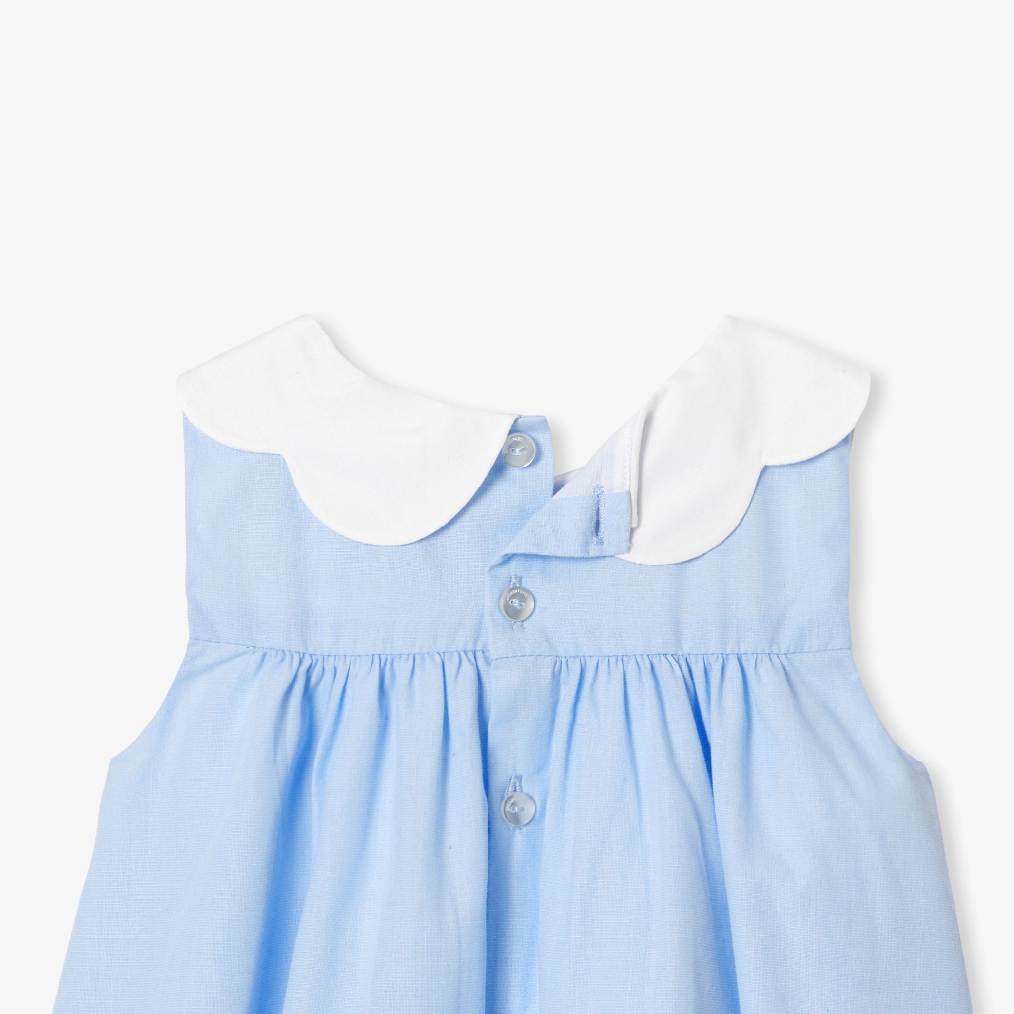 Baby girl dress in fil Ã  fil - Alicia - Image 4