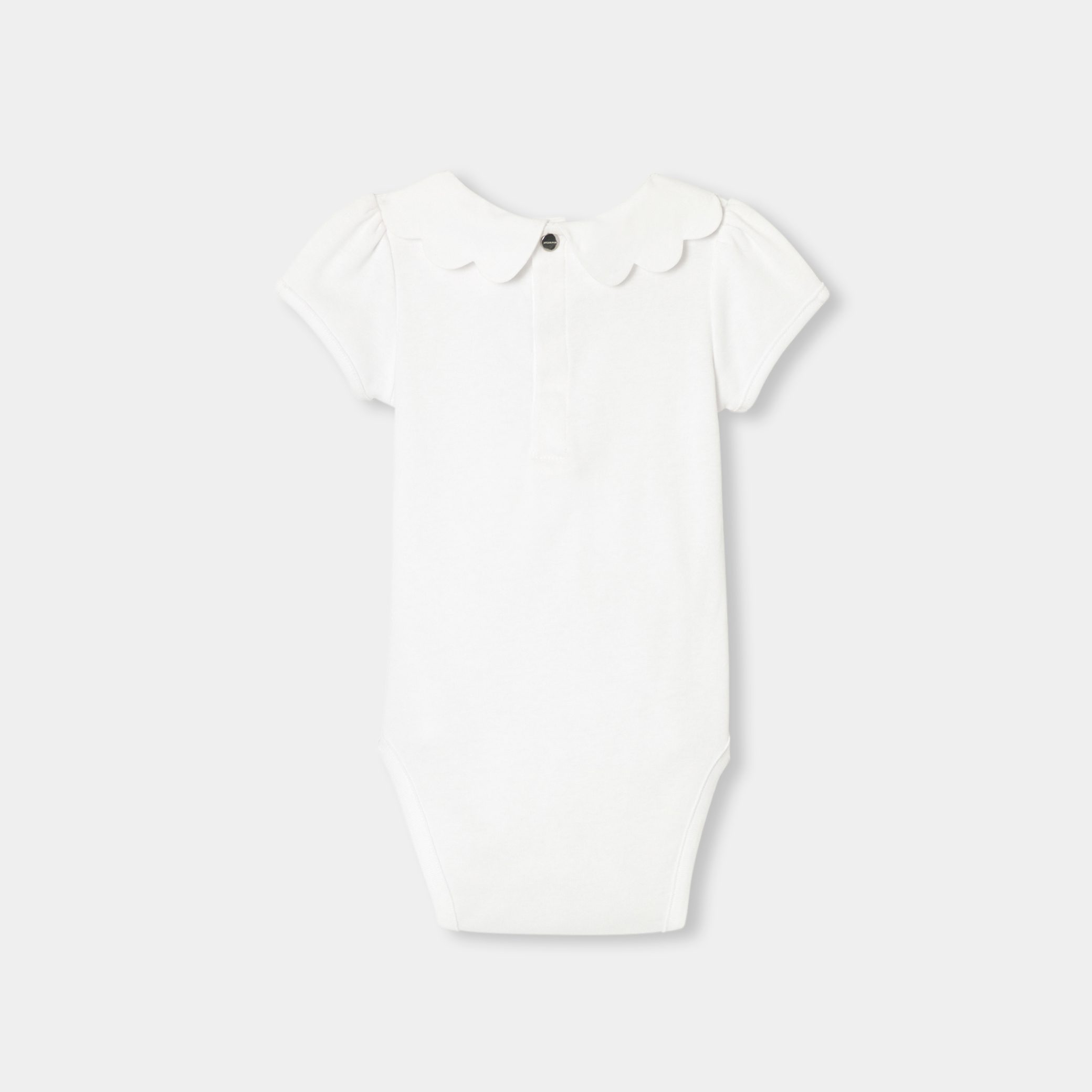 Baby girl short-sleeved bodysuit - Coeur - Image 2