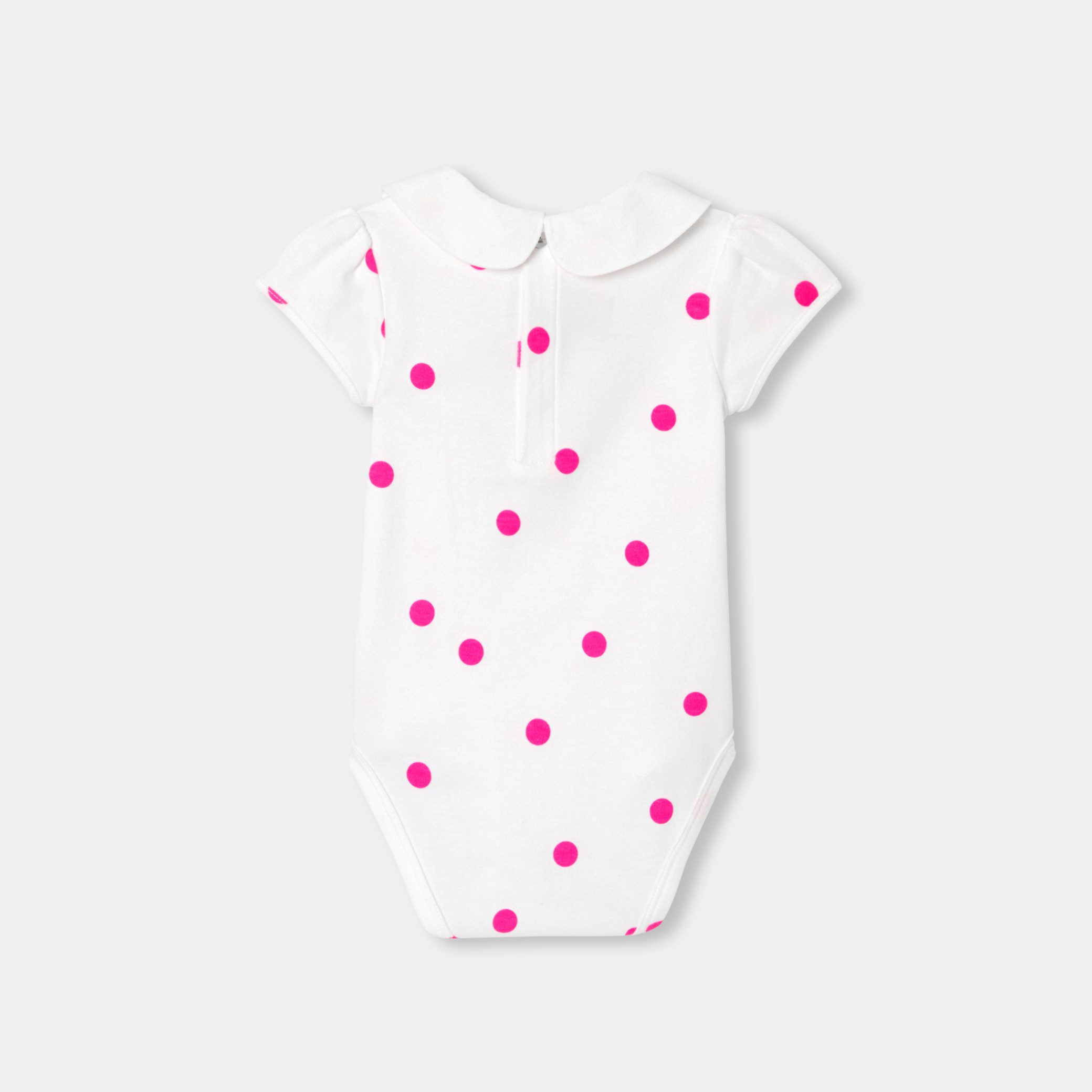 Baby girl short-sleeved bodysuit - Confetti - Image 2
