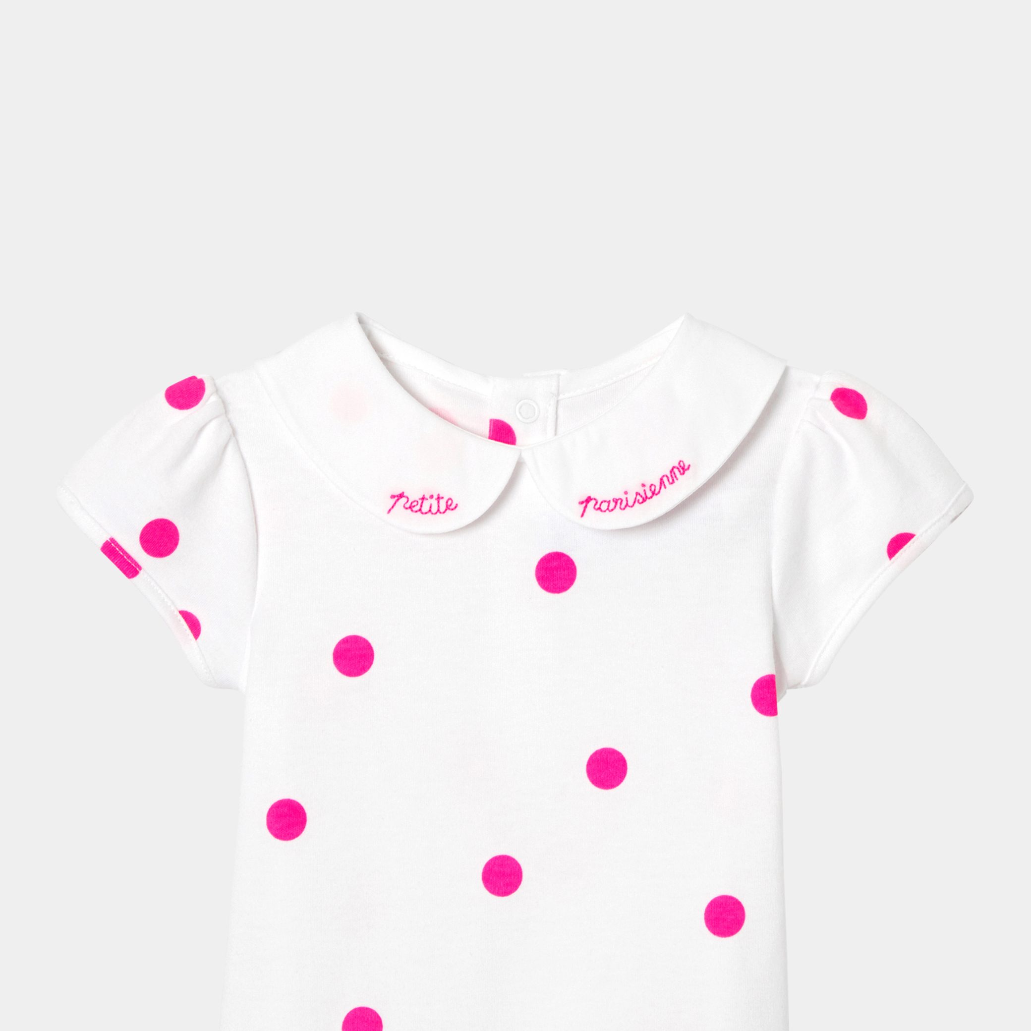 Baby girl short-sleeved bodysuit - Confetti - Image 3