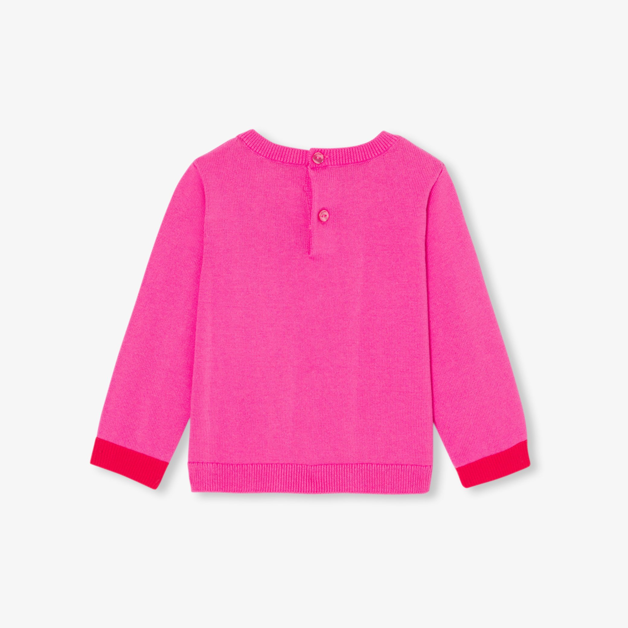 Baby girl cotton jumper - Biscuit - Image 2