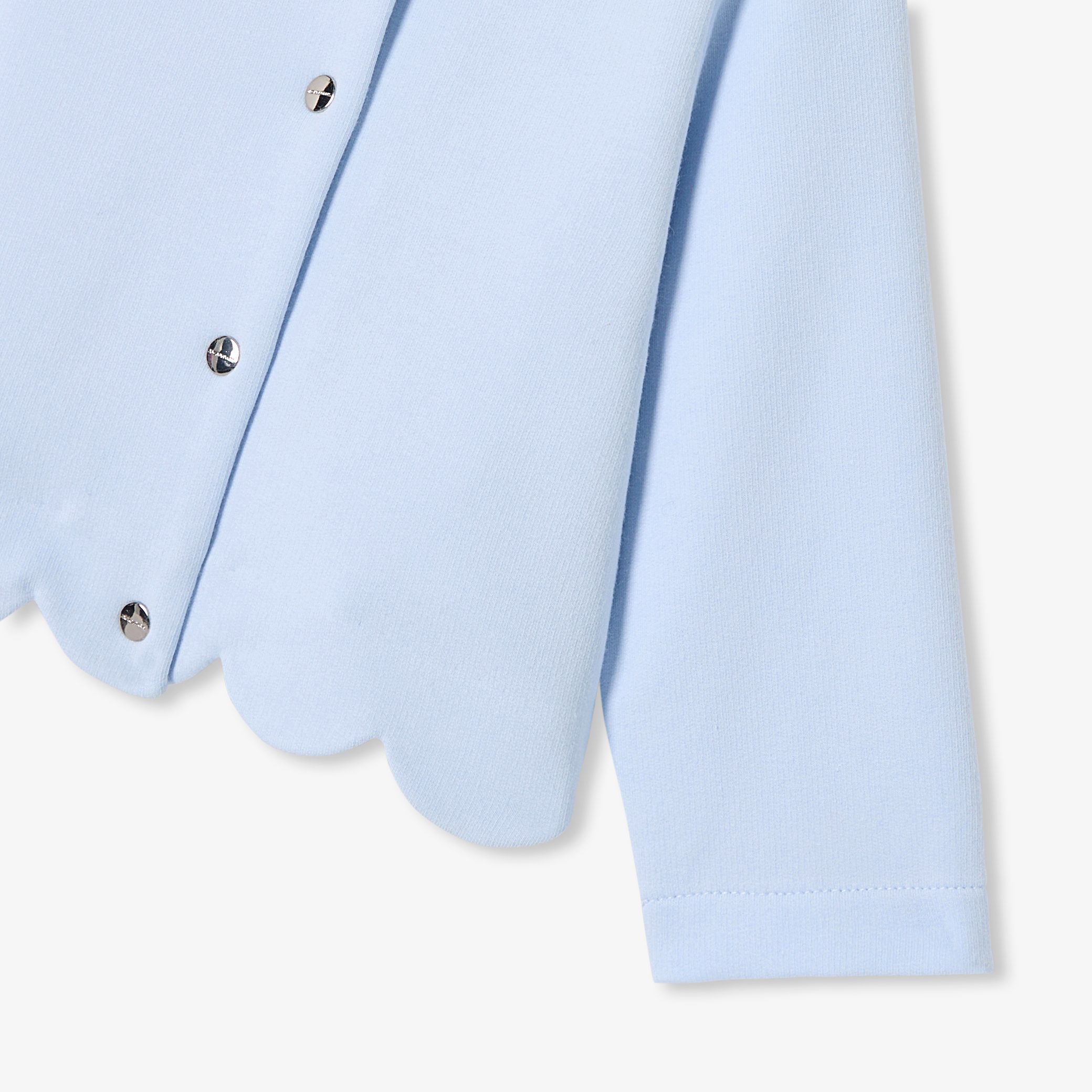 Baby girl fleece cardigan - Calisson - Image 4