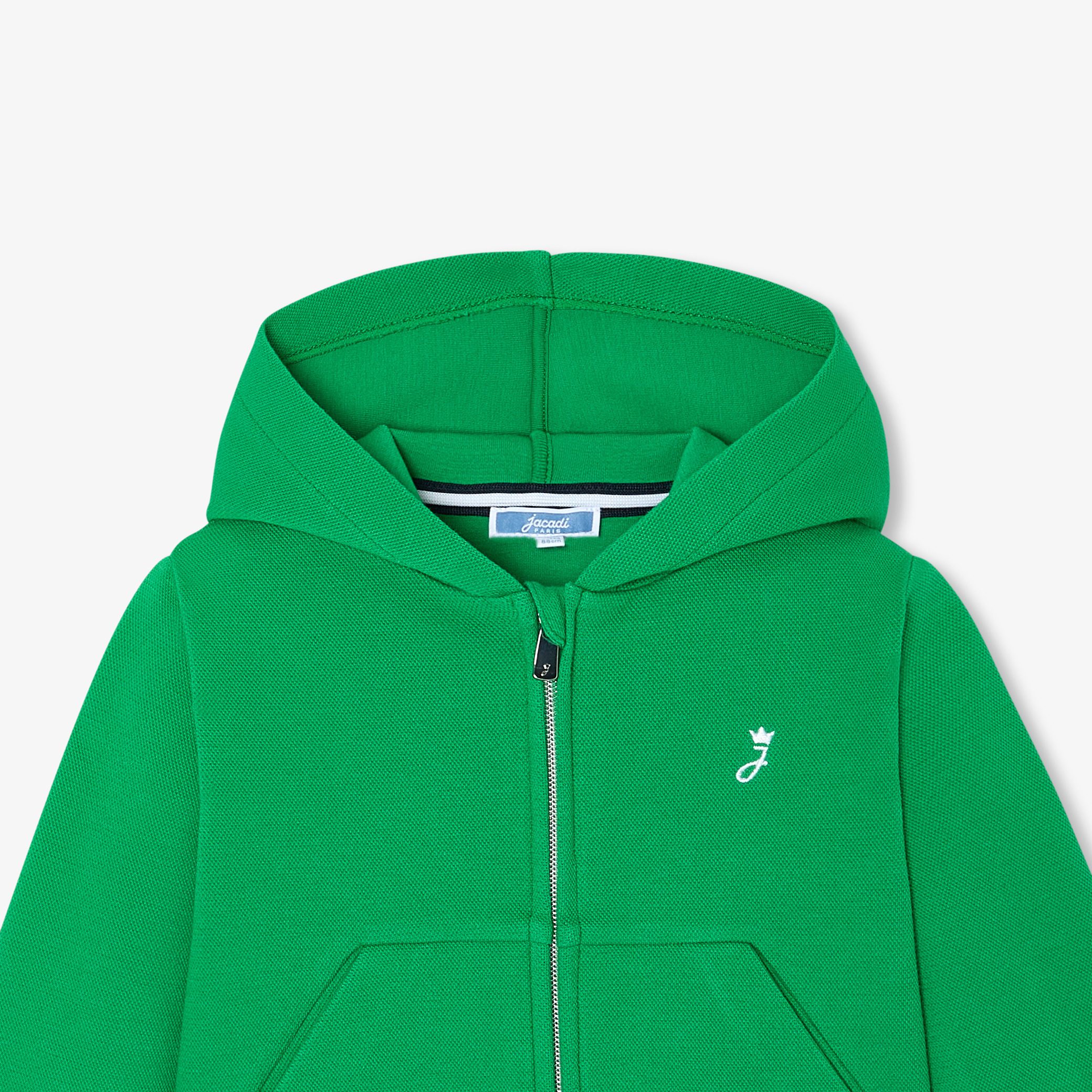 Baby boy zip-up sweatshirt - Cannelle - Image 6