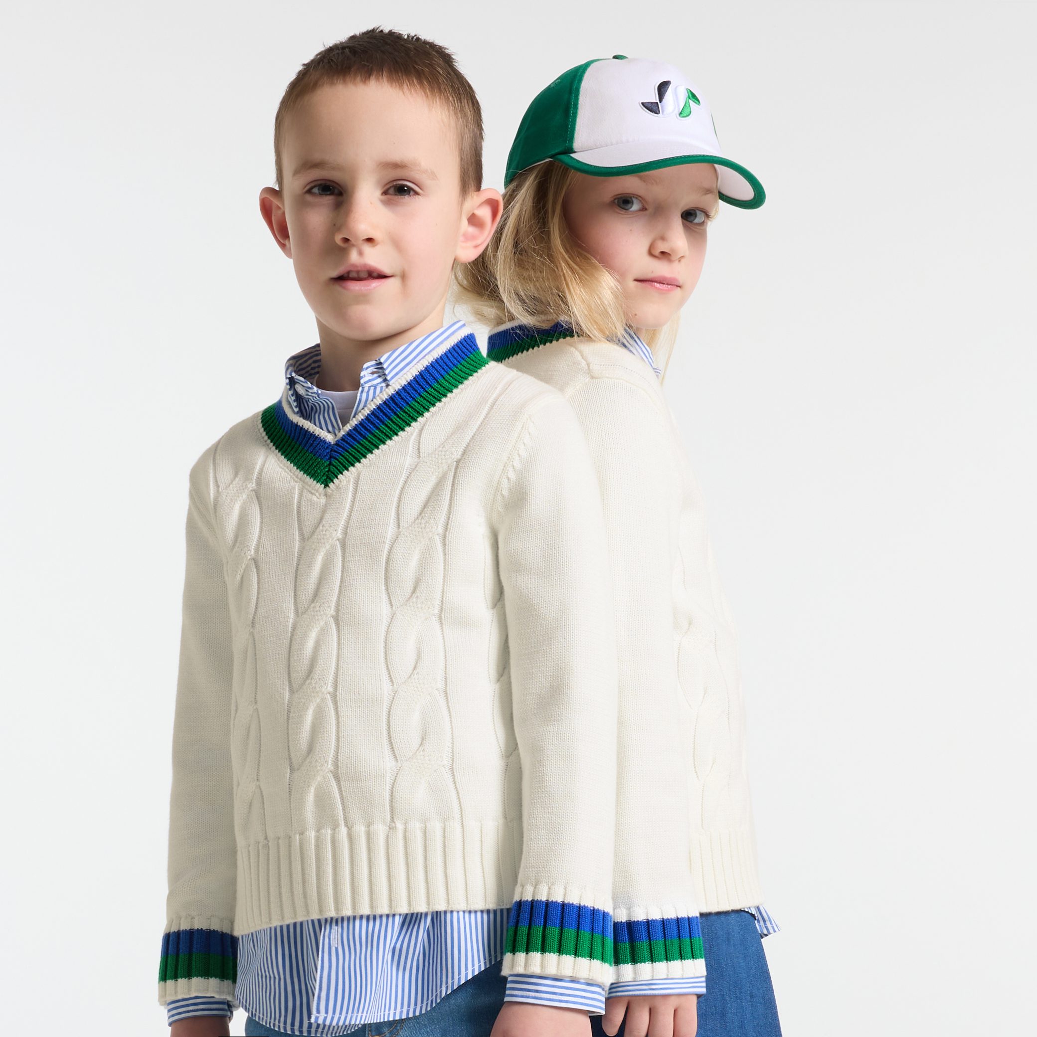 Child cable-knit sweater - Conquete