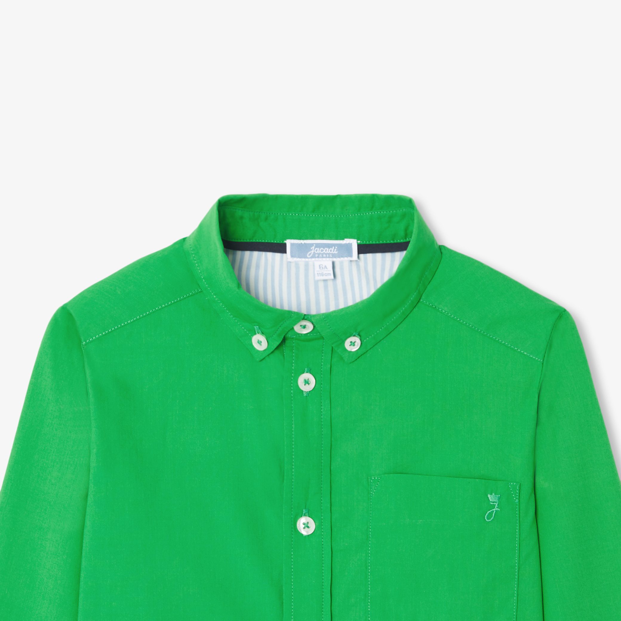 Boy light poplin shirt - Contrebasse - Image 3