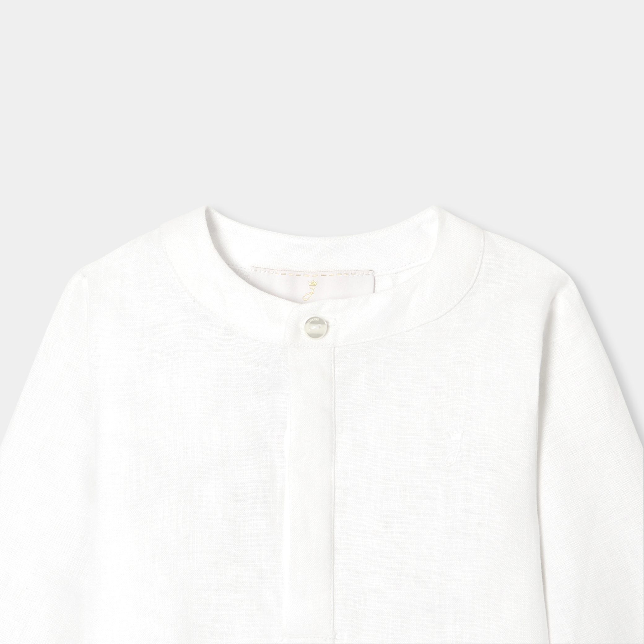 Baby boy linen shirt - Capitale - Image 5