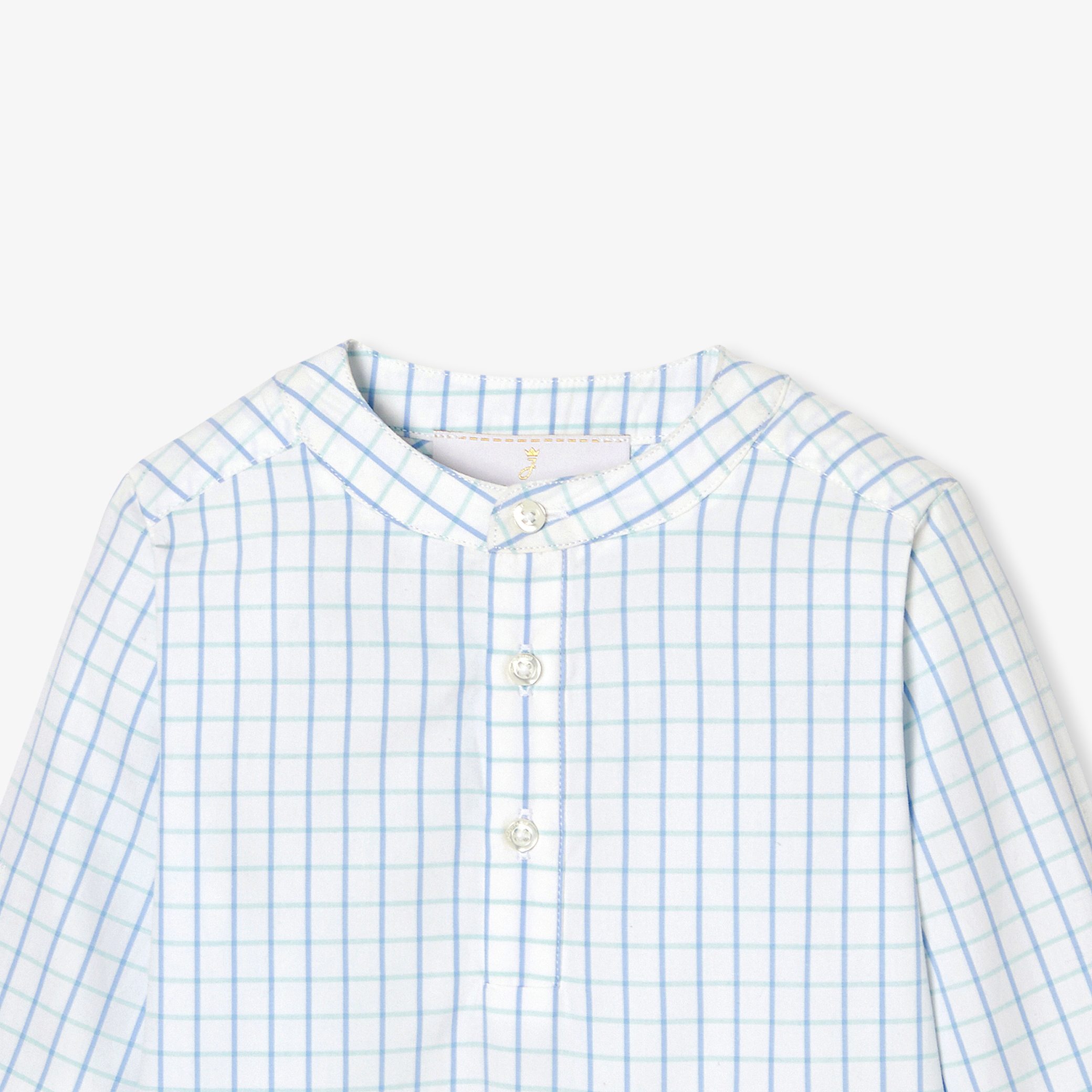 Baby boy plaid shirt - Cherubin - Image 5