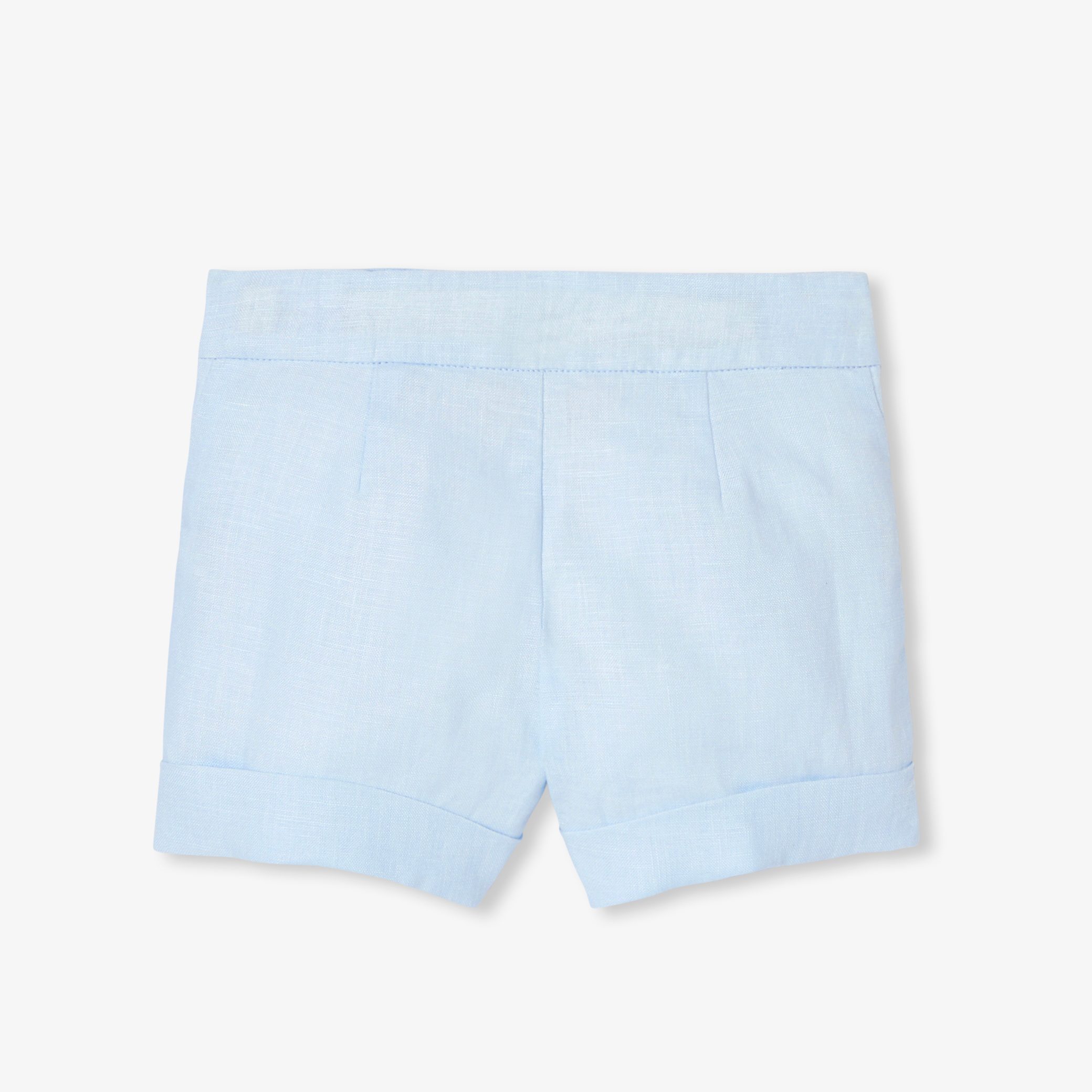 Baby boy linen shorts - Cortege - Image 3