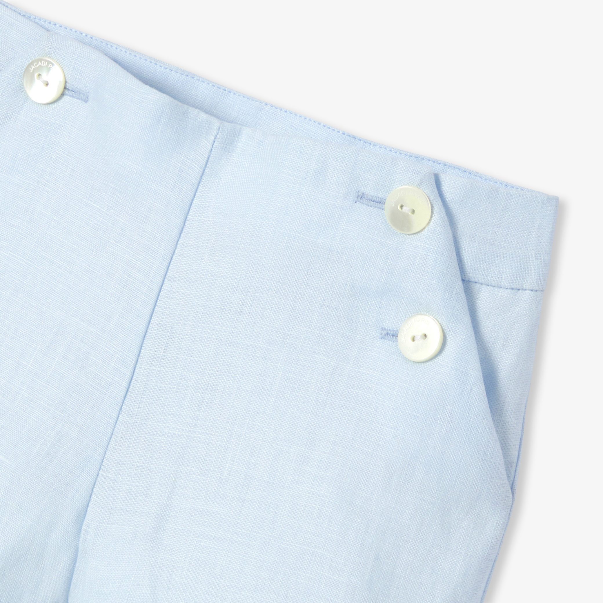 Baby boy linen shorts - Cortege - Image 5