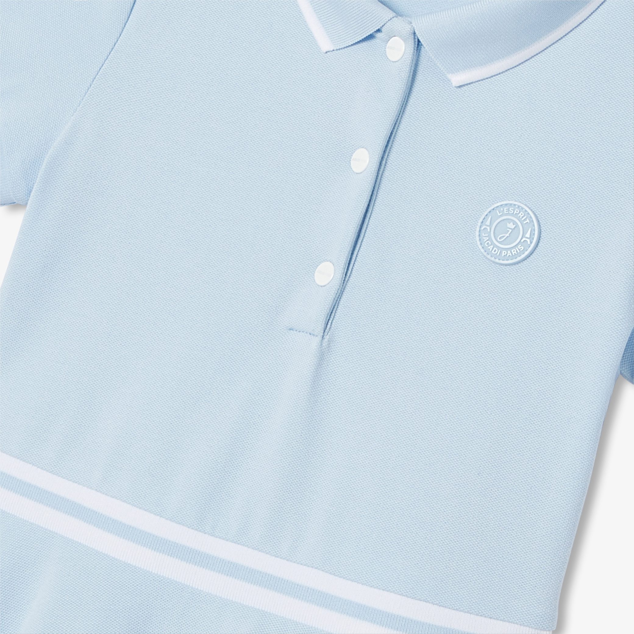 Girl dress in cotton pique - Elodie - Image 4