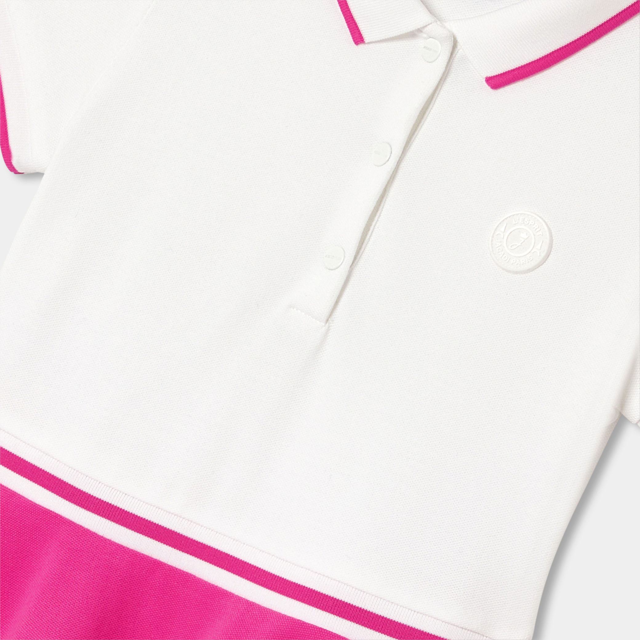 Girl dress in cotton pique - Elodie - Image 4