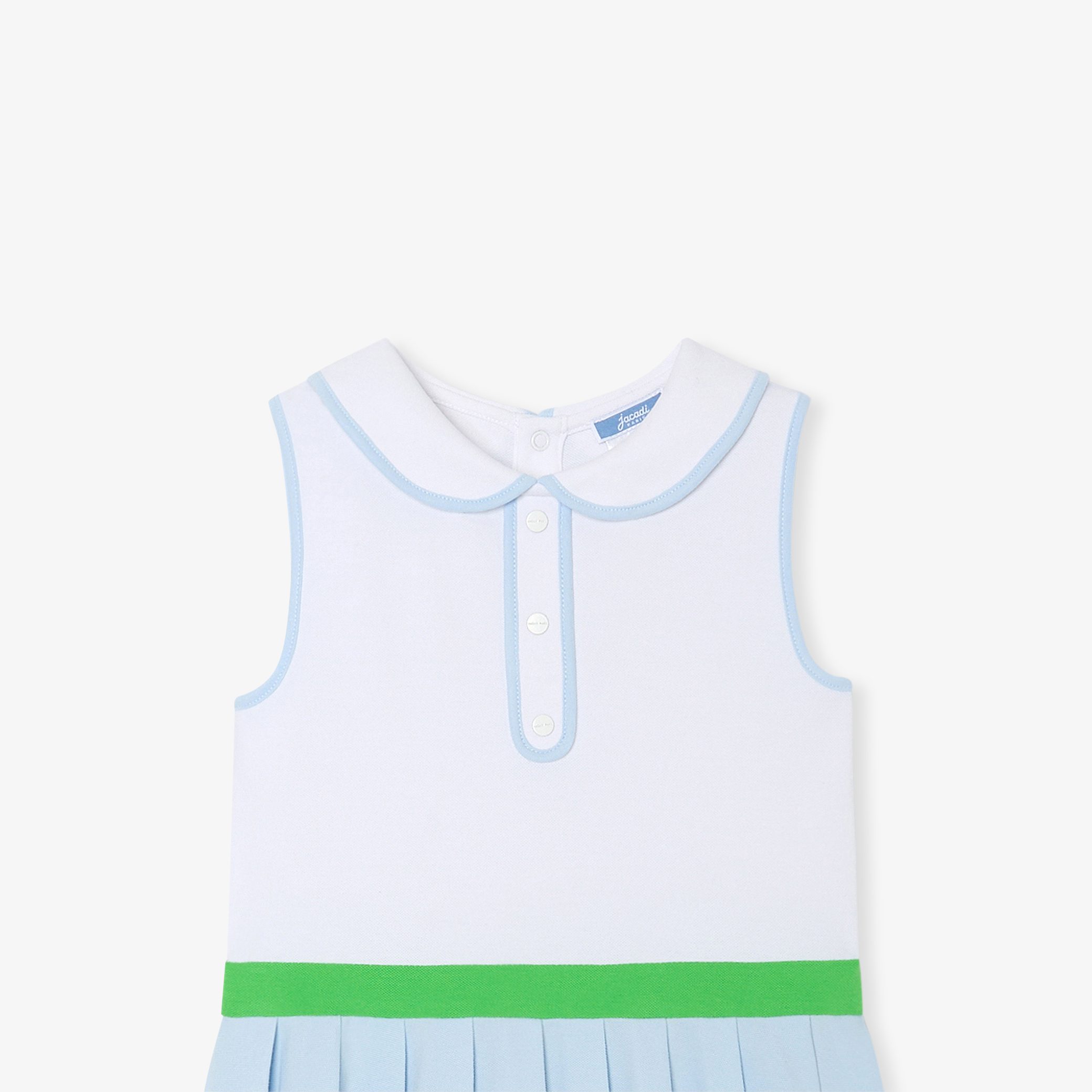 Girl polo dress - Emilie Blue - Image 5