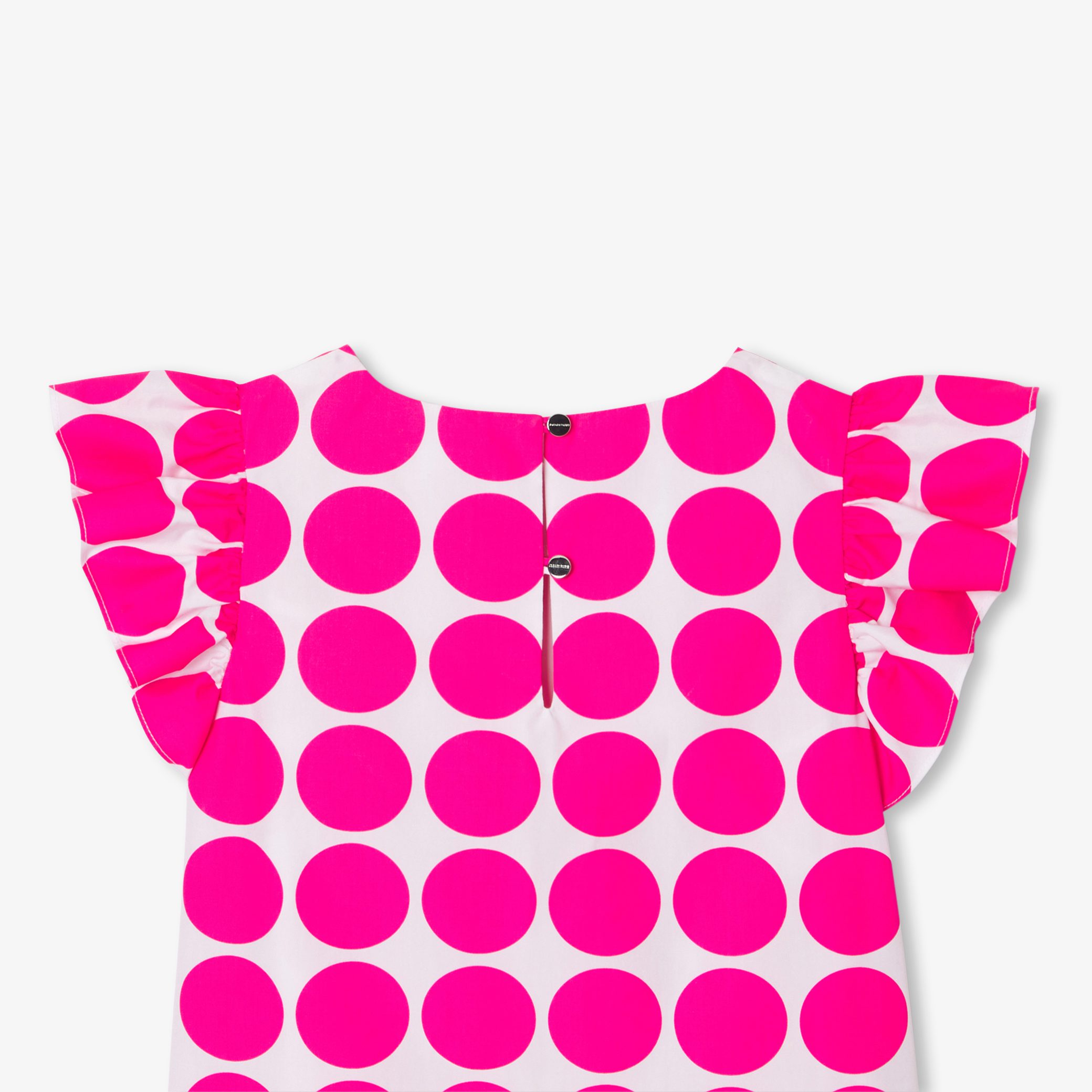 Girl blouse in poplin - Ecole Rose - Image 5