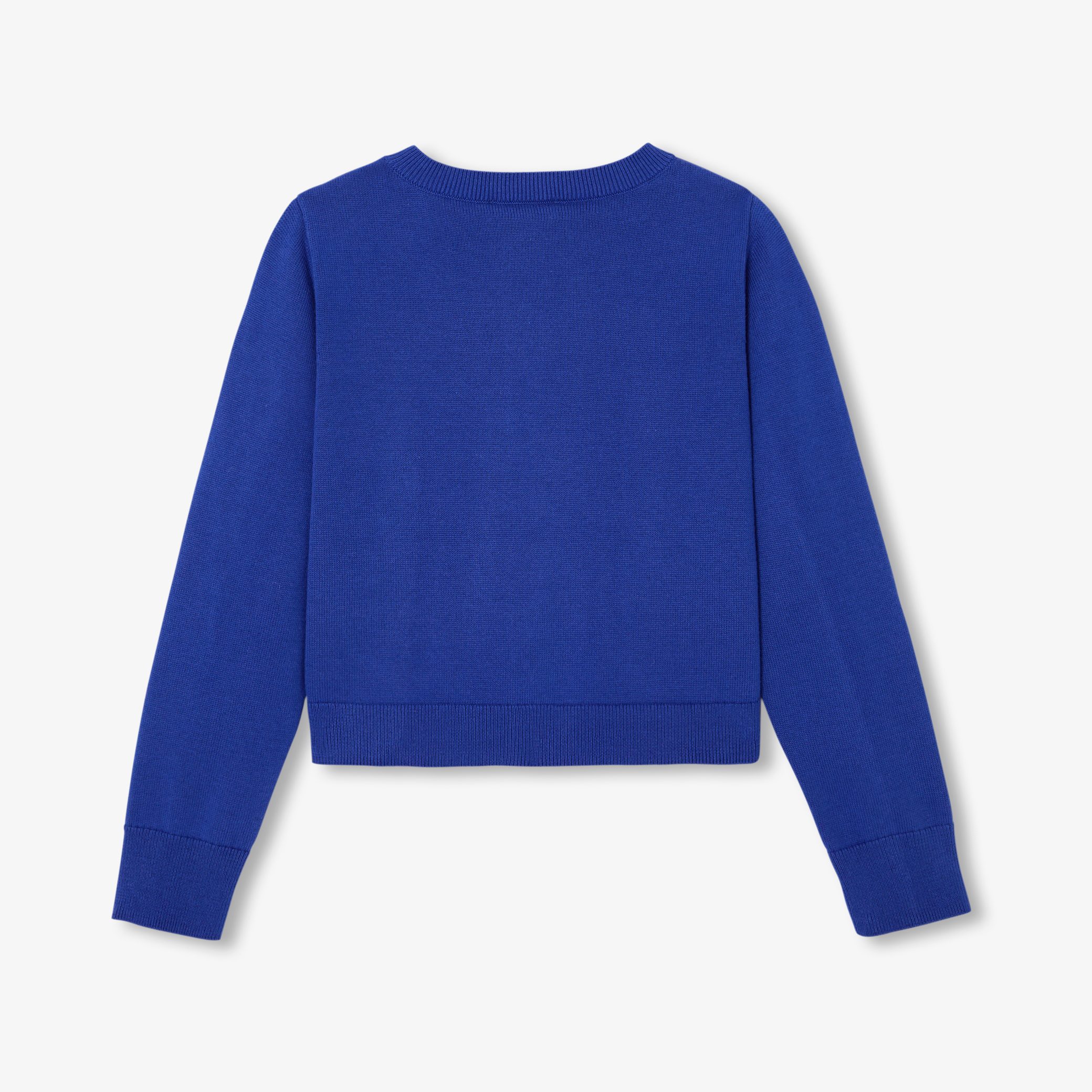Girl jersey cardigan - Erable Indigo - Image 2