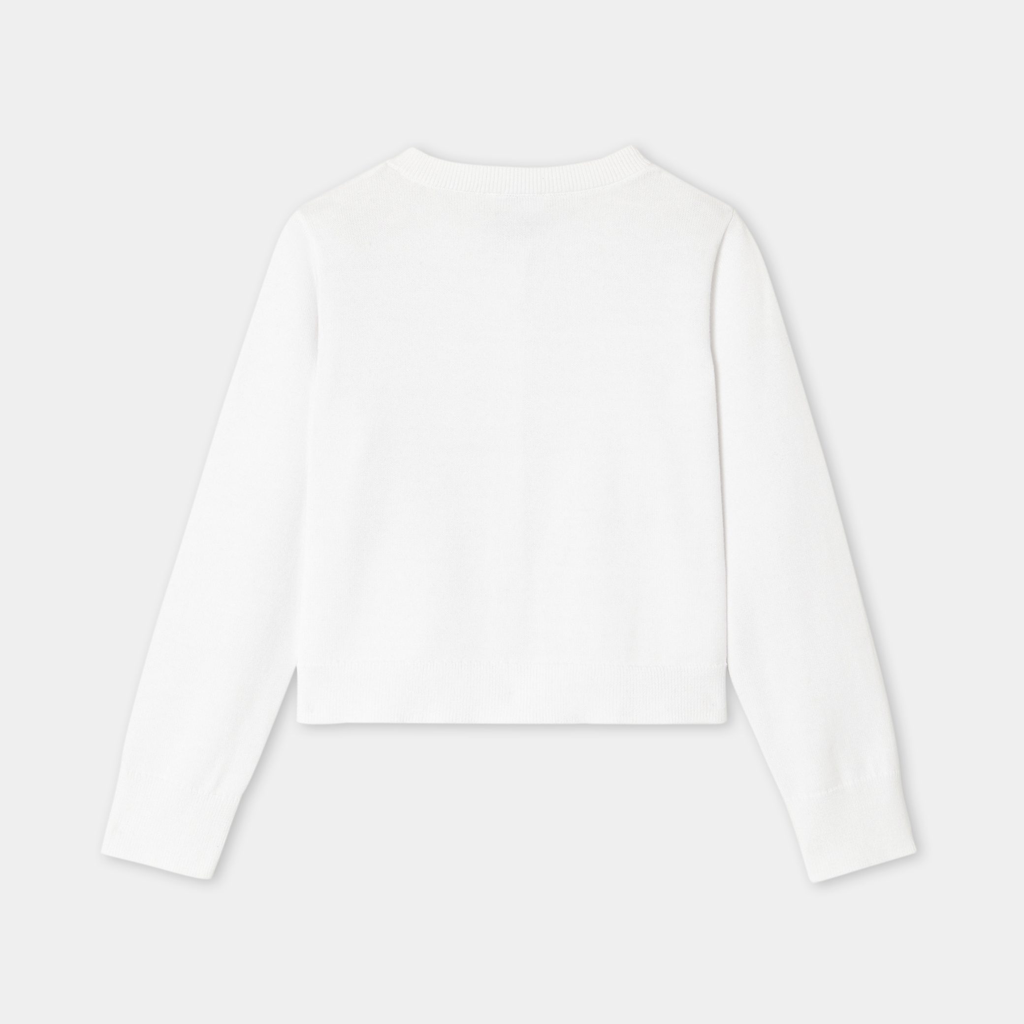 Girl jersey cardigan - Erable - Image 2