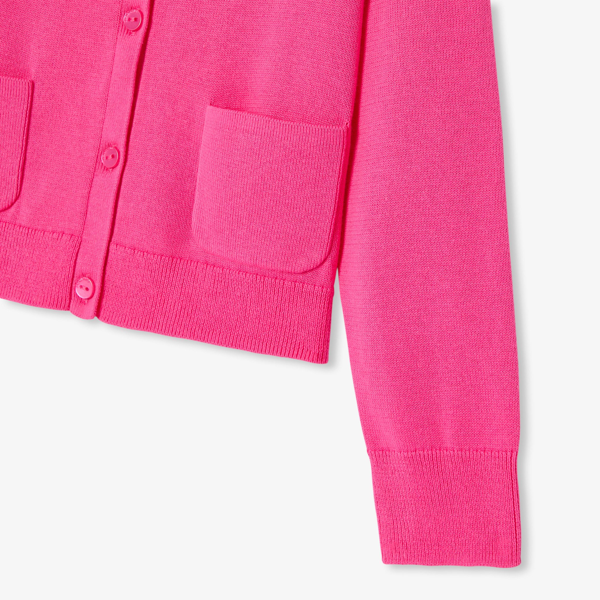 Girl jersey cardigan - Erable Rose - Image 4