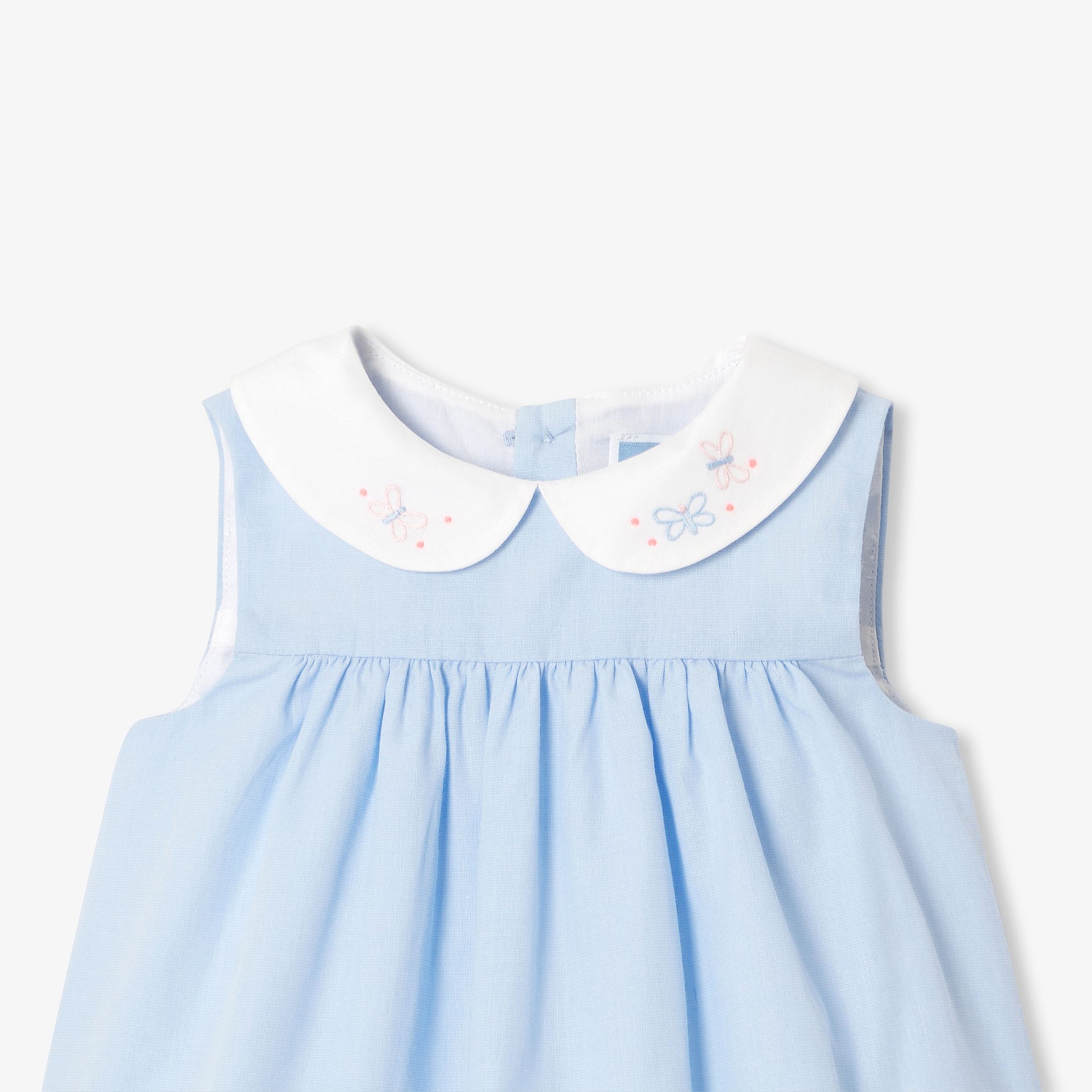 Baby girl dress in fil Ã  fil - Biche - Image 3