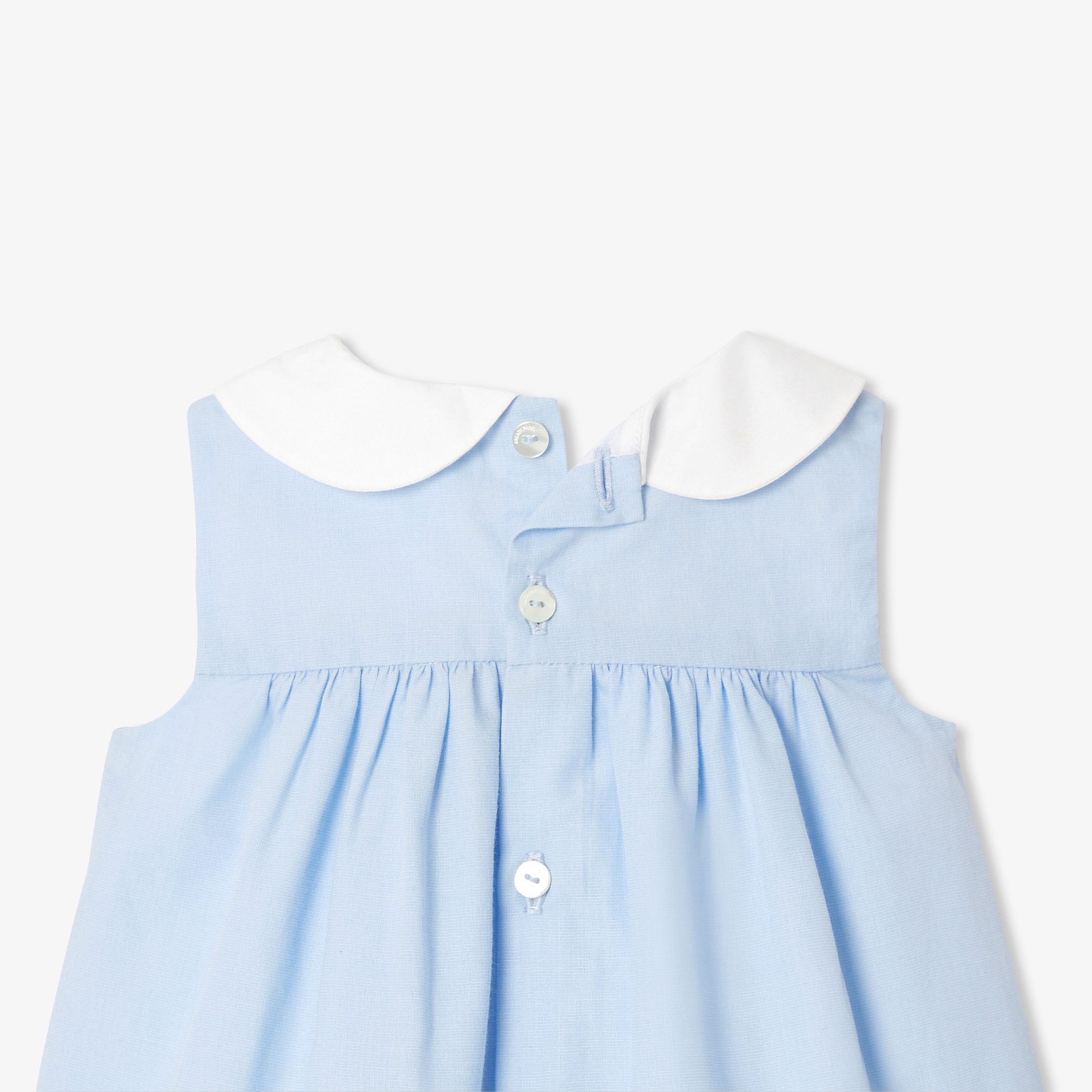 Baby girl dress in fil Ã  fil - Biche - Image 4