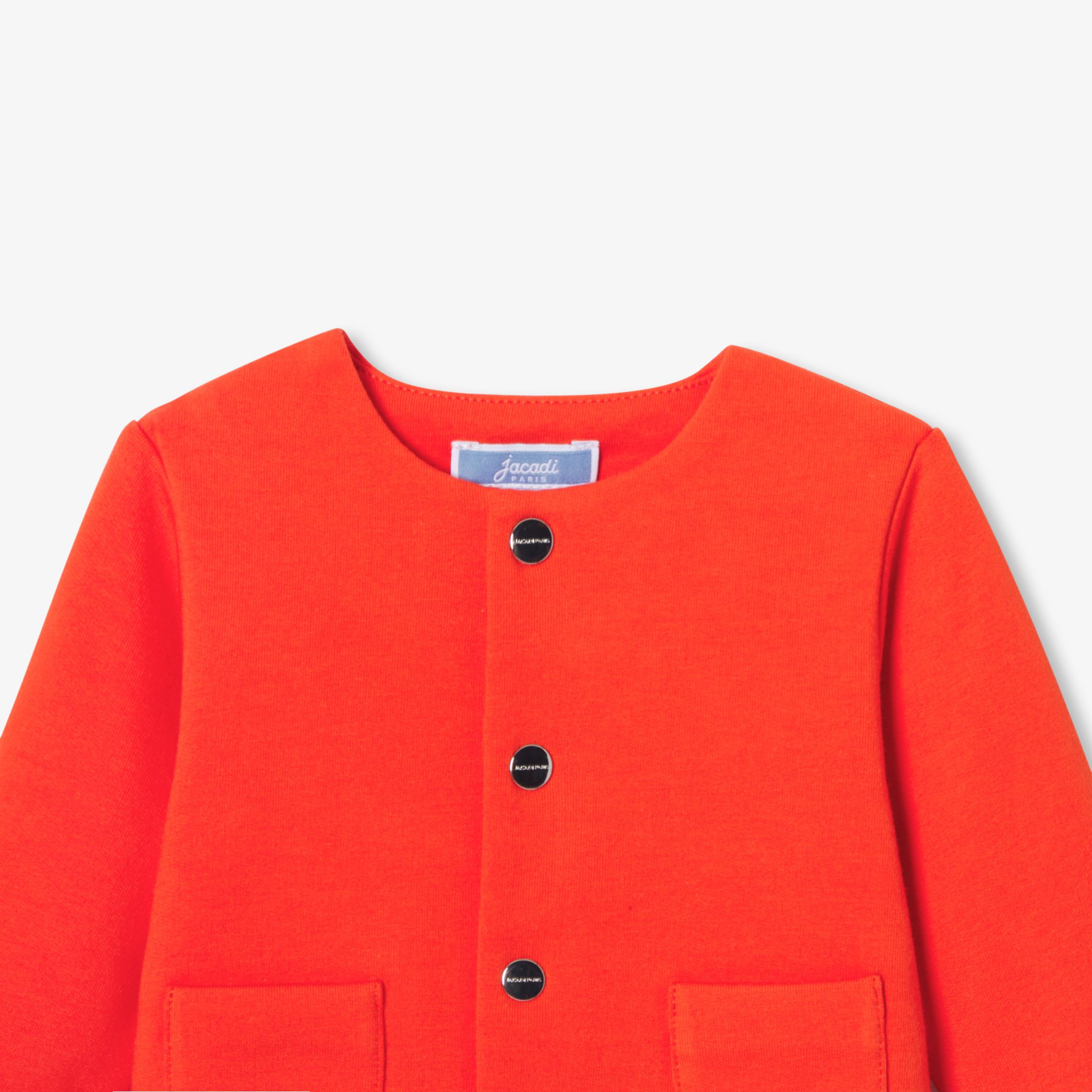 Baby fleece cardigan - Ecureuil - Image 3