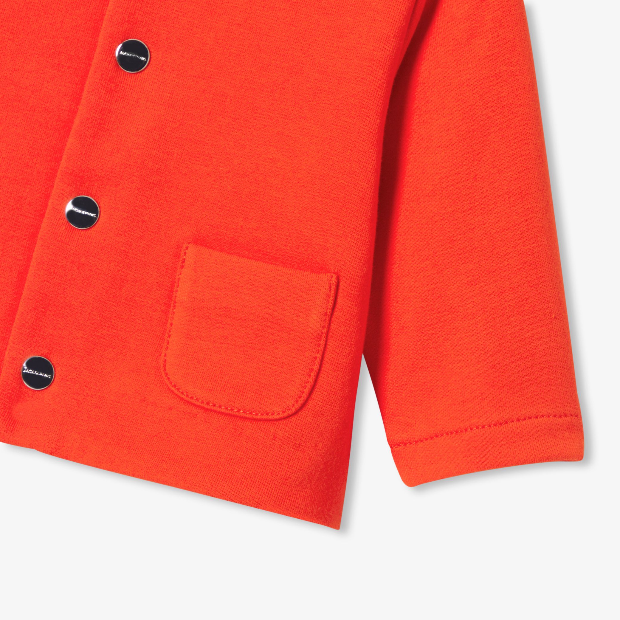 Baby fleece cardigan - Ecureuil - Image 4