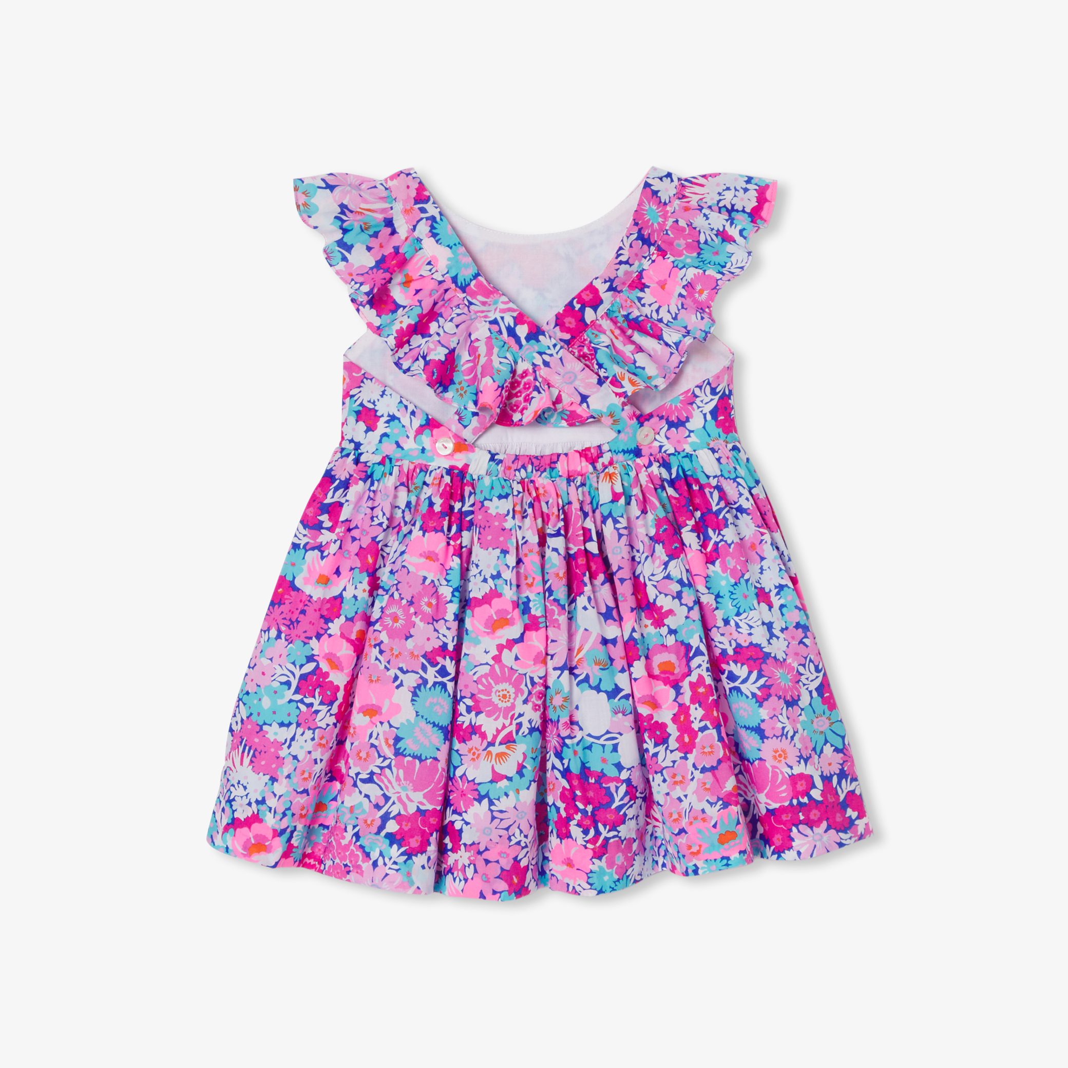 Baby girl dress in Liberty fabric - Camille - Image 4