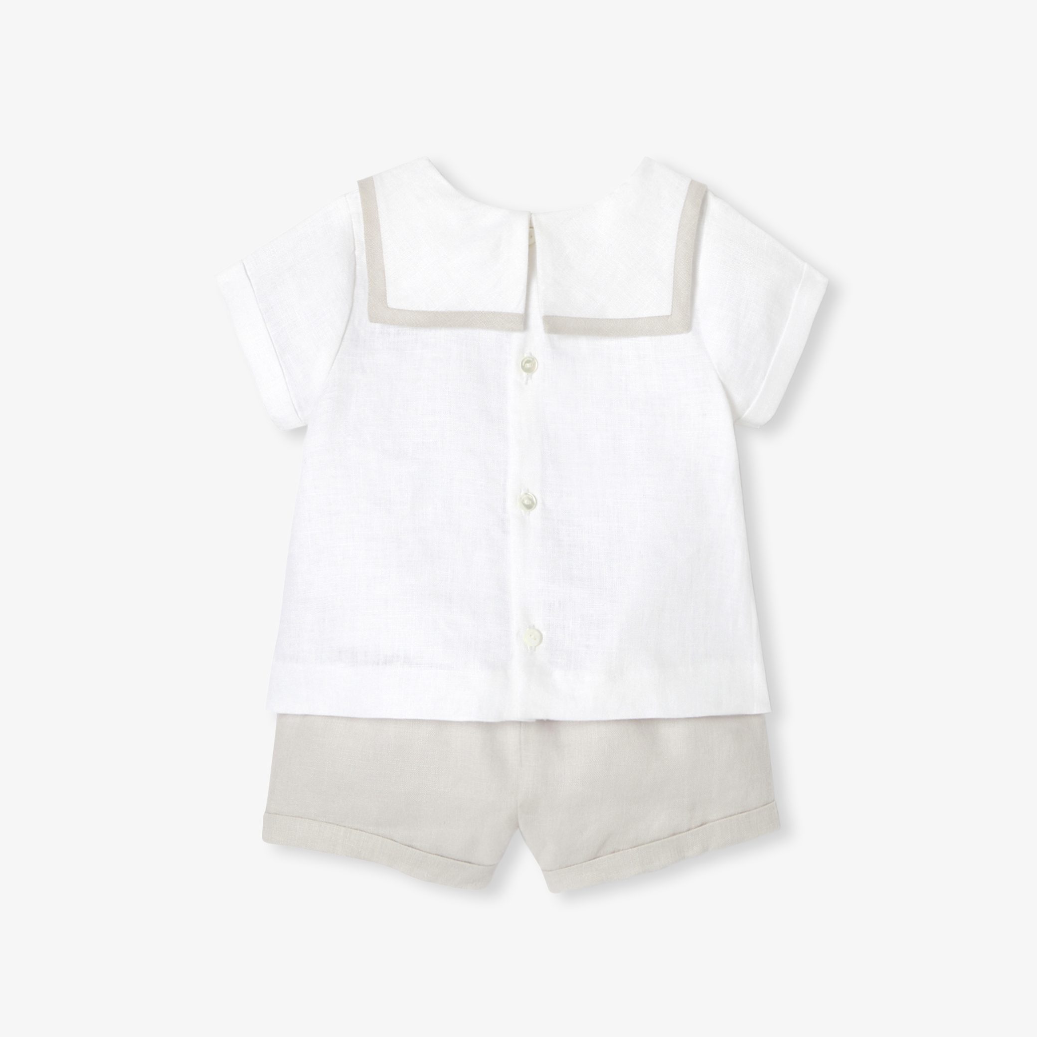Baby boy shorts set - Antoine - Image 2