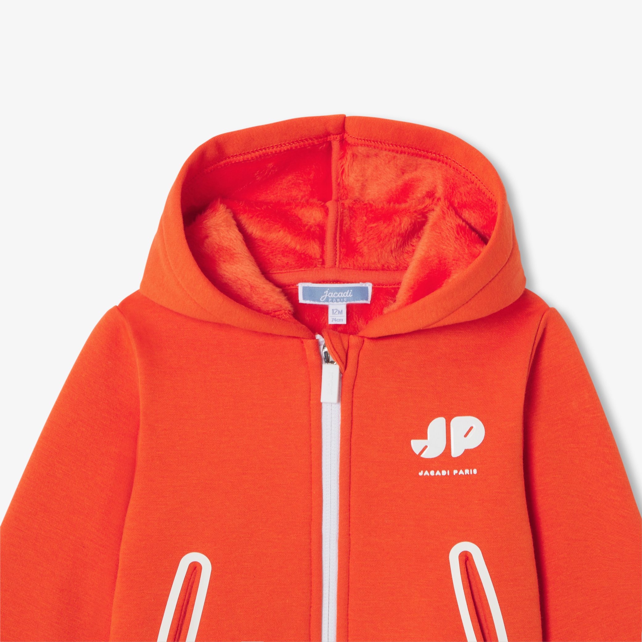 Baby fleece zip-up sweatshirt - Aubepine - Image 5