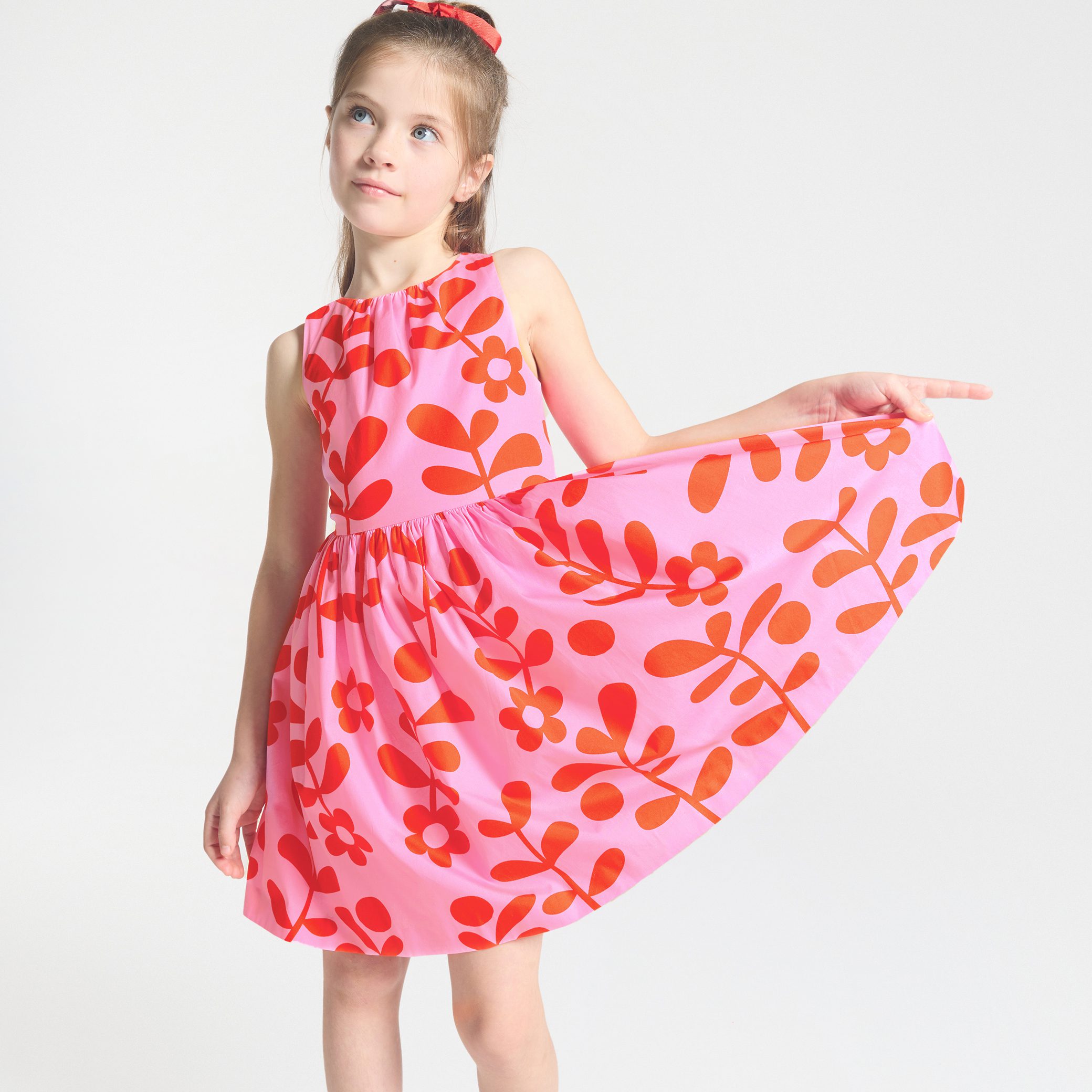 Girl sleeveless dress - Adelie - Image 2
