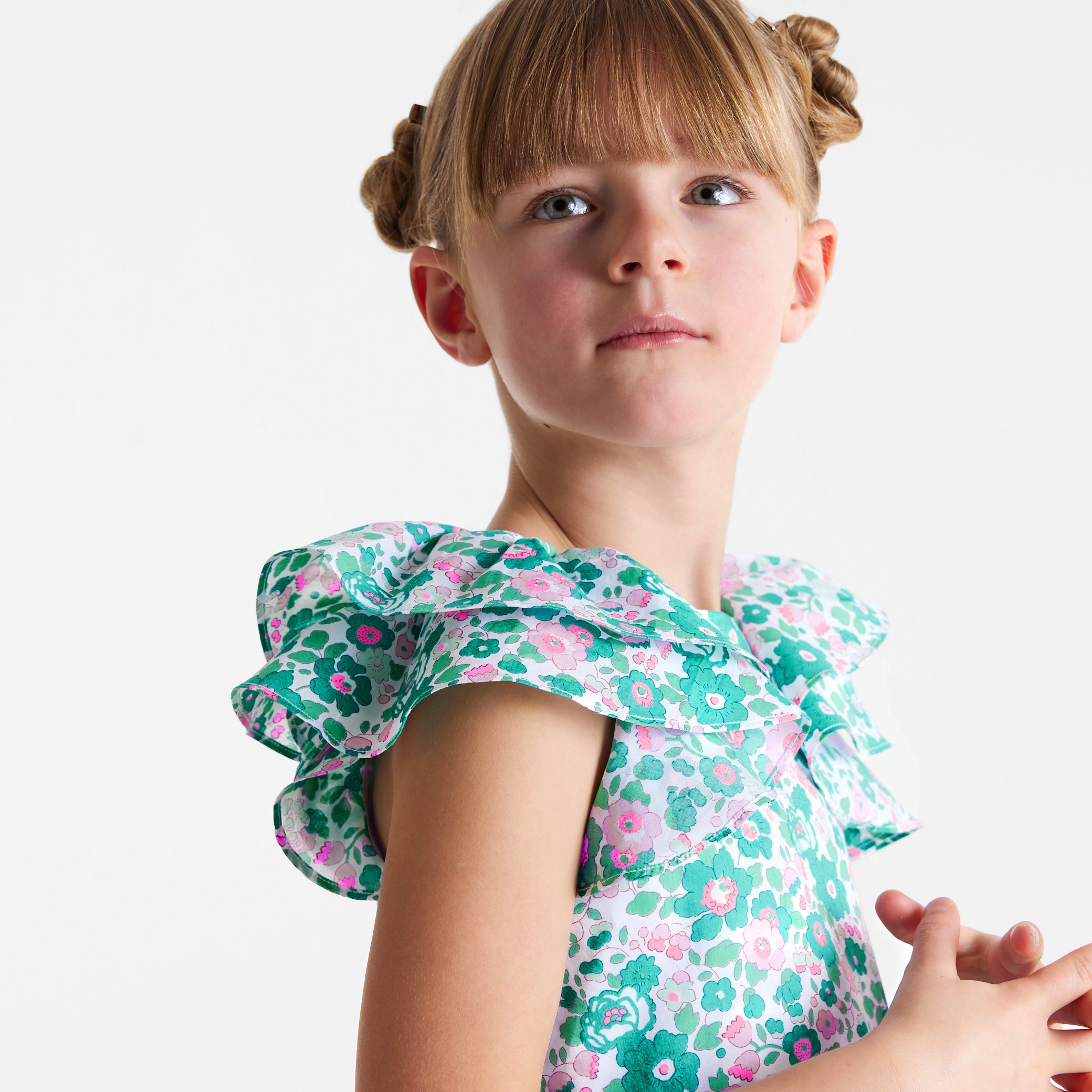 Girl dress in Liberty fabric - Beatrice - Image 2