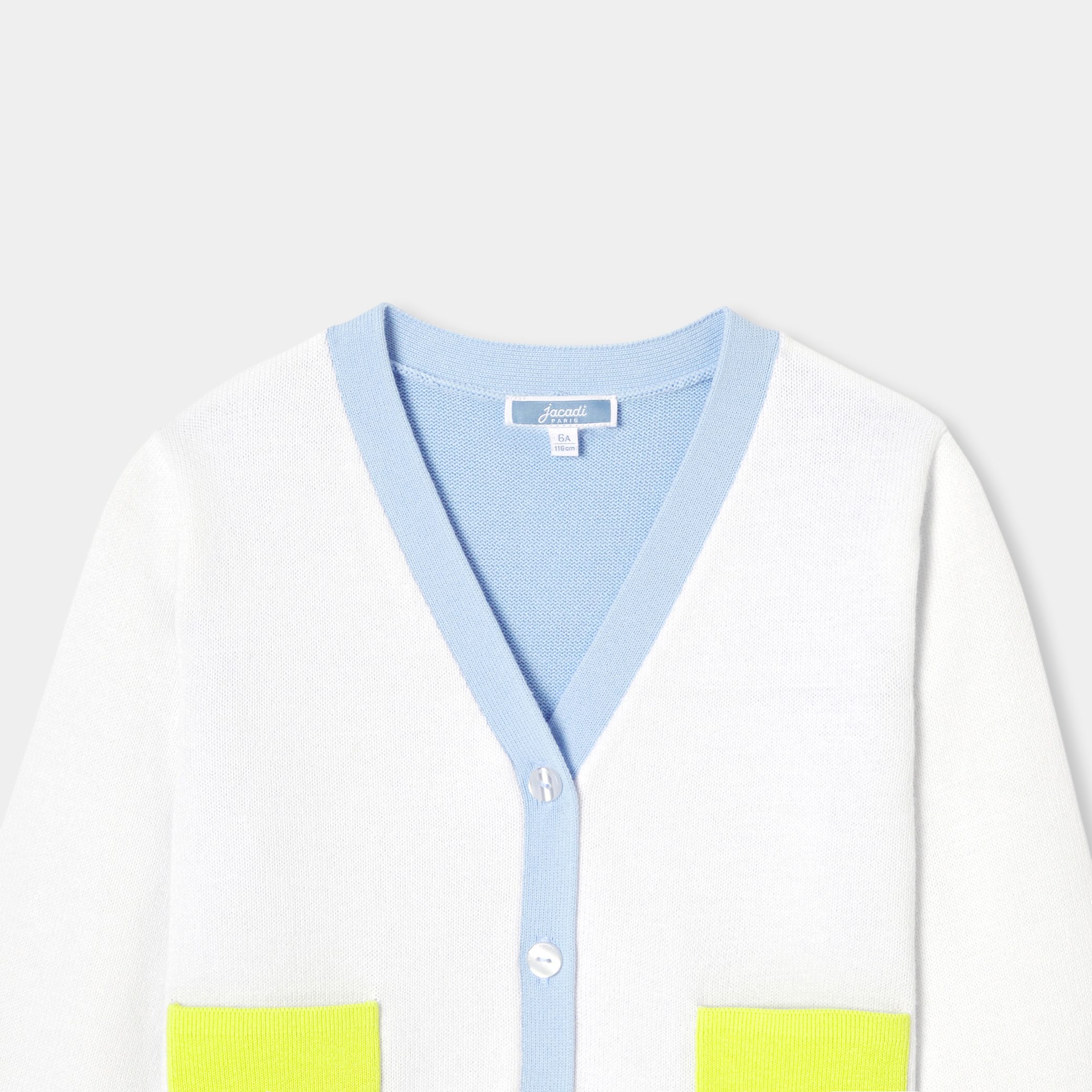 Girl colourblock cardigan - Blason - Image 5