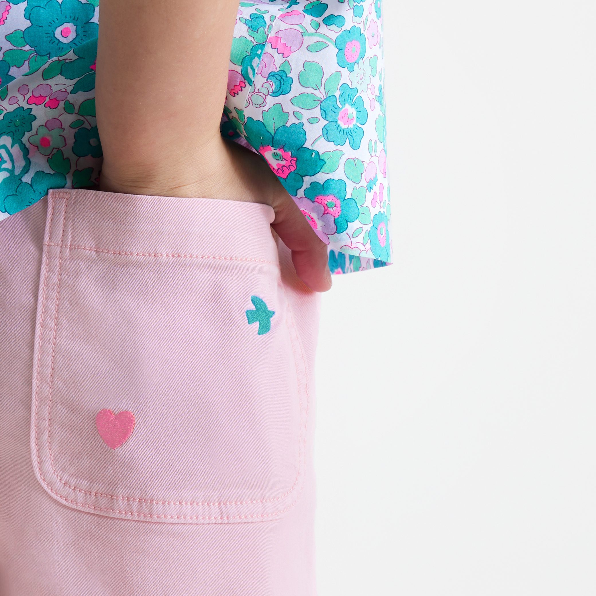 Girl shorts in gabardine - Ballotin - Image 2