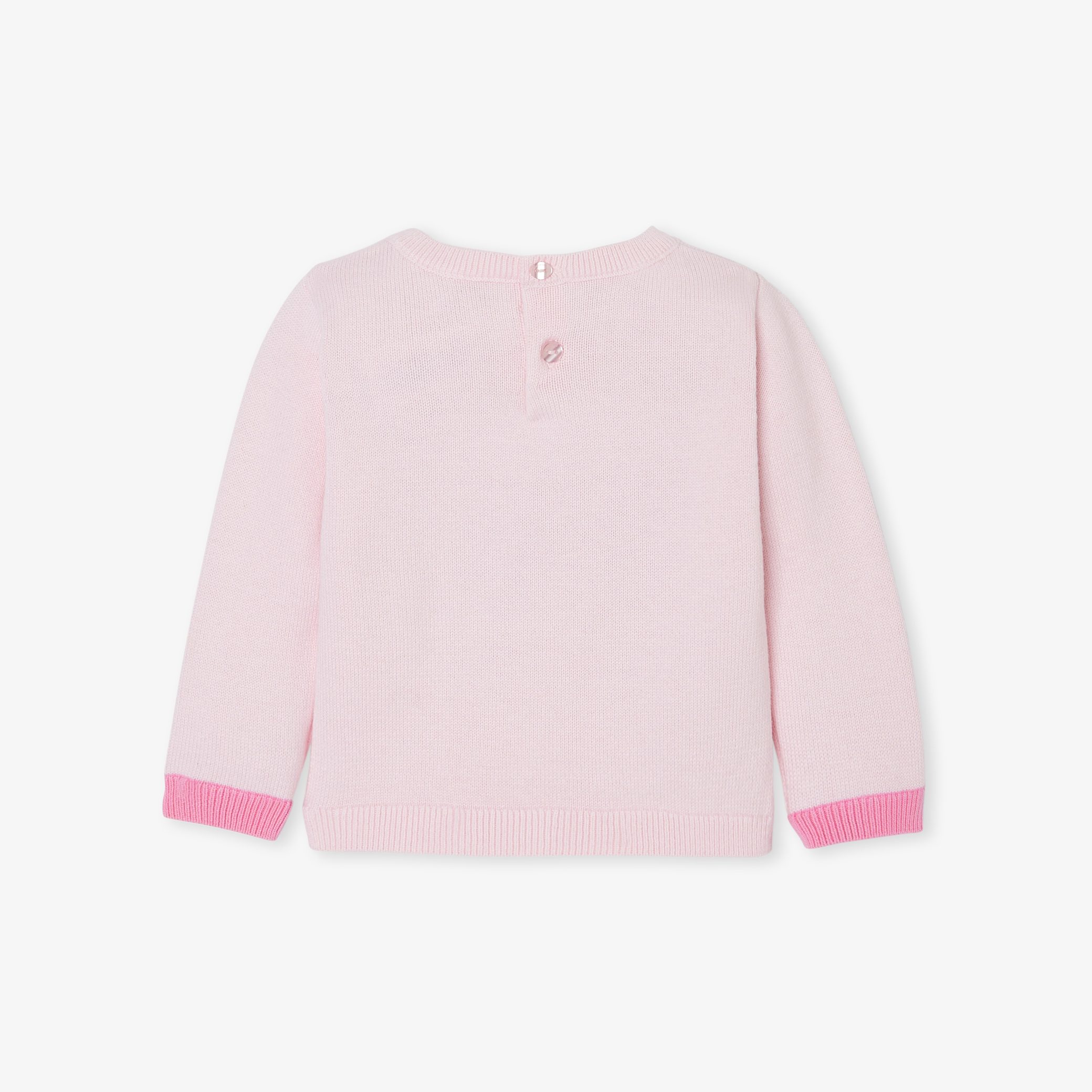 Baby girl intarsia jumper - Abelia - Image 2