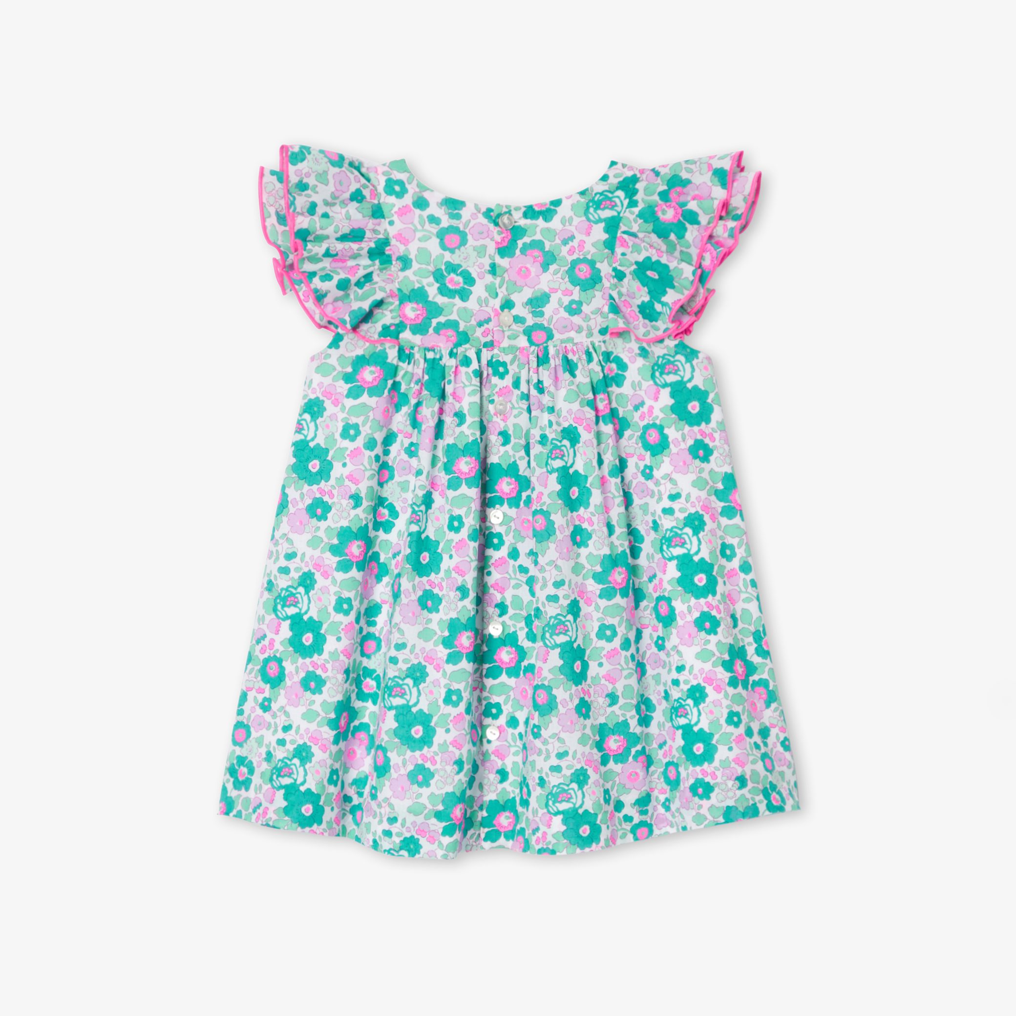 Baby girl dress in Liberty fabric - Clementine - Image 4