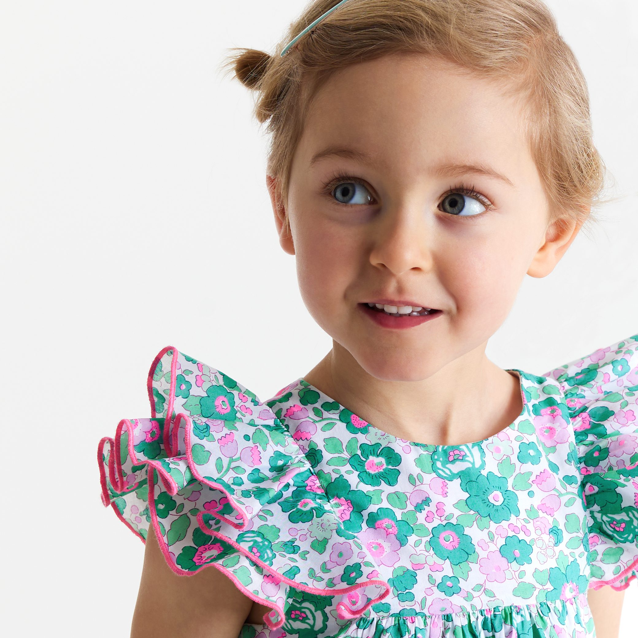Baby girl dress in Liberty fabric - Clementine - Image 2