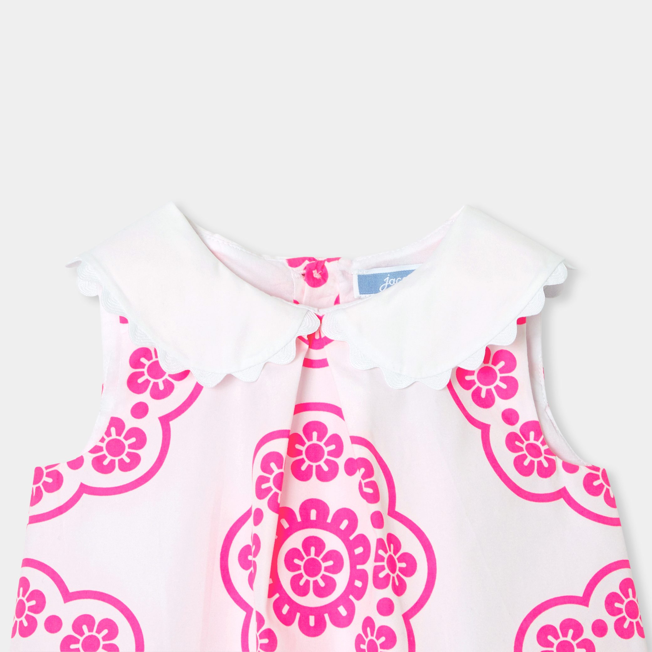Baby girl rose print dress - Coralie - Image 5
