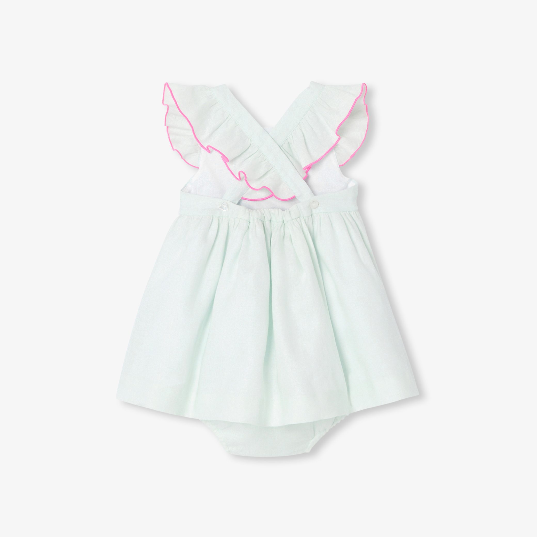 Baby girl sleeveless dress - Azalee - Image 2